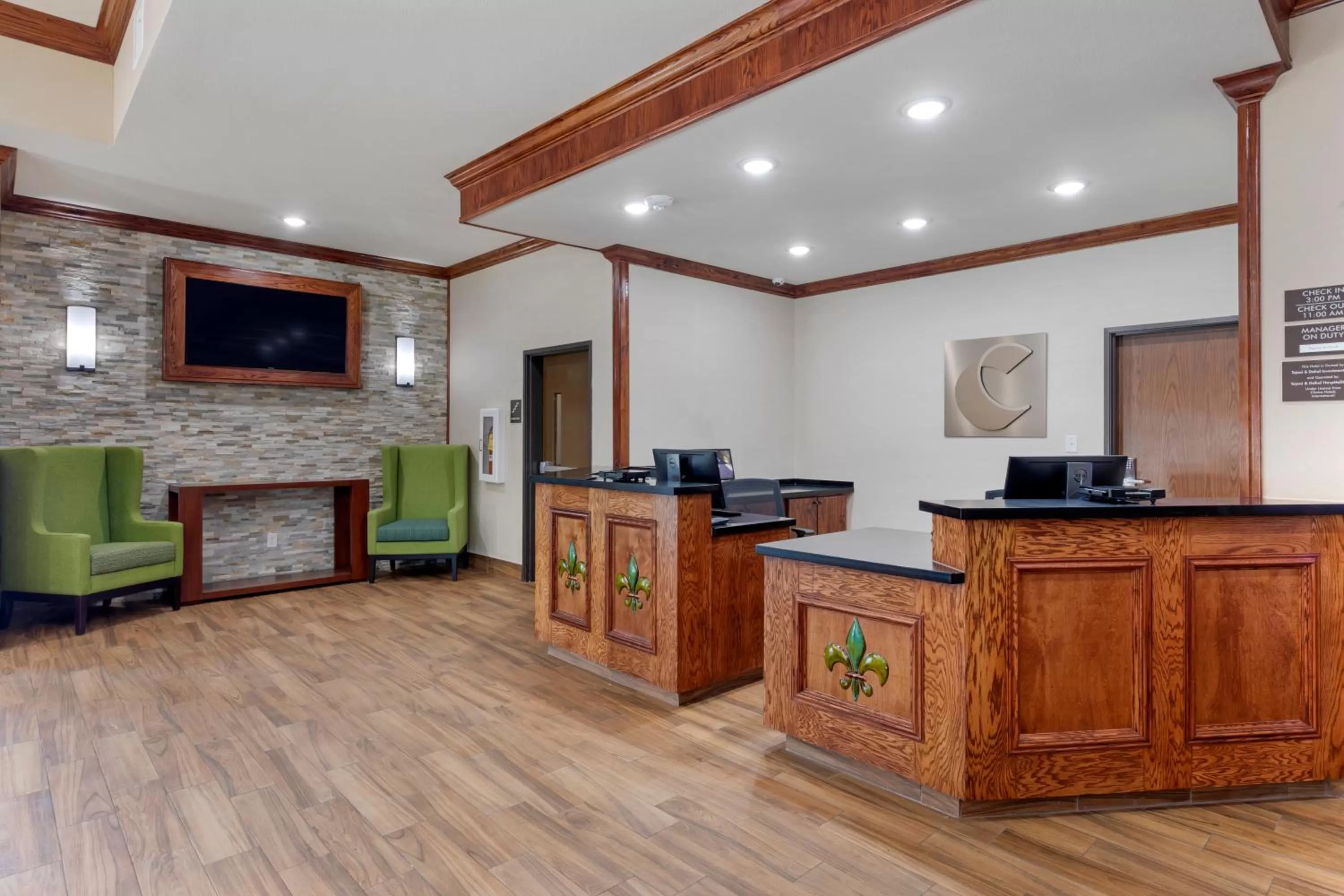 Lobby or reception in Comfort Suites West Monroe near Ike Hamilton Expo Center