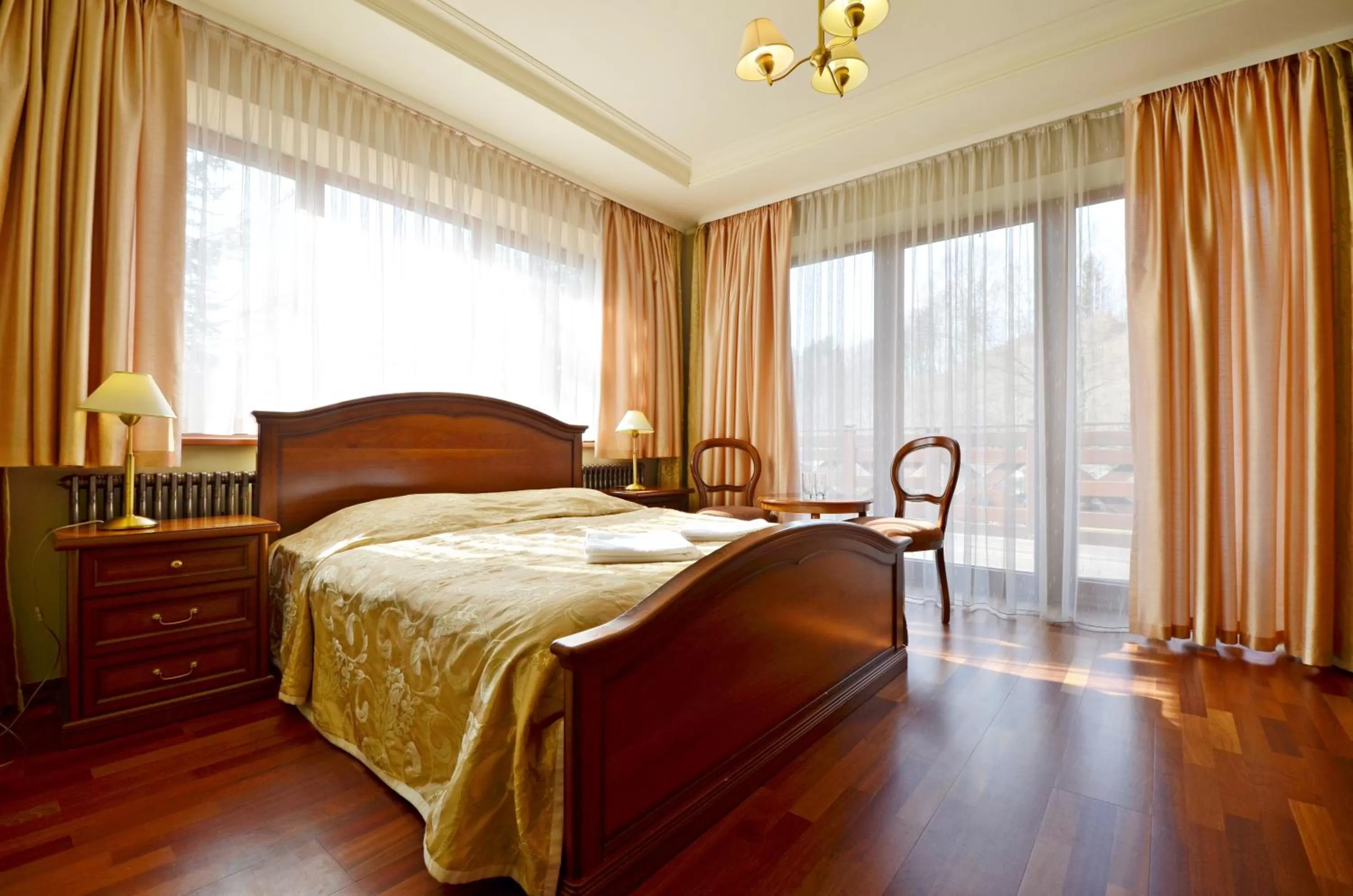 Bed in Pensjonat Nad Rzeką