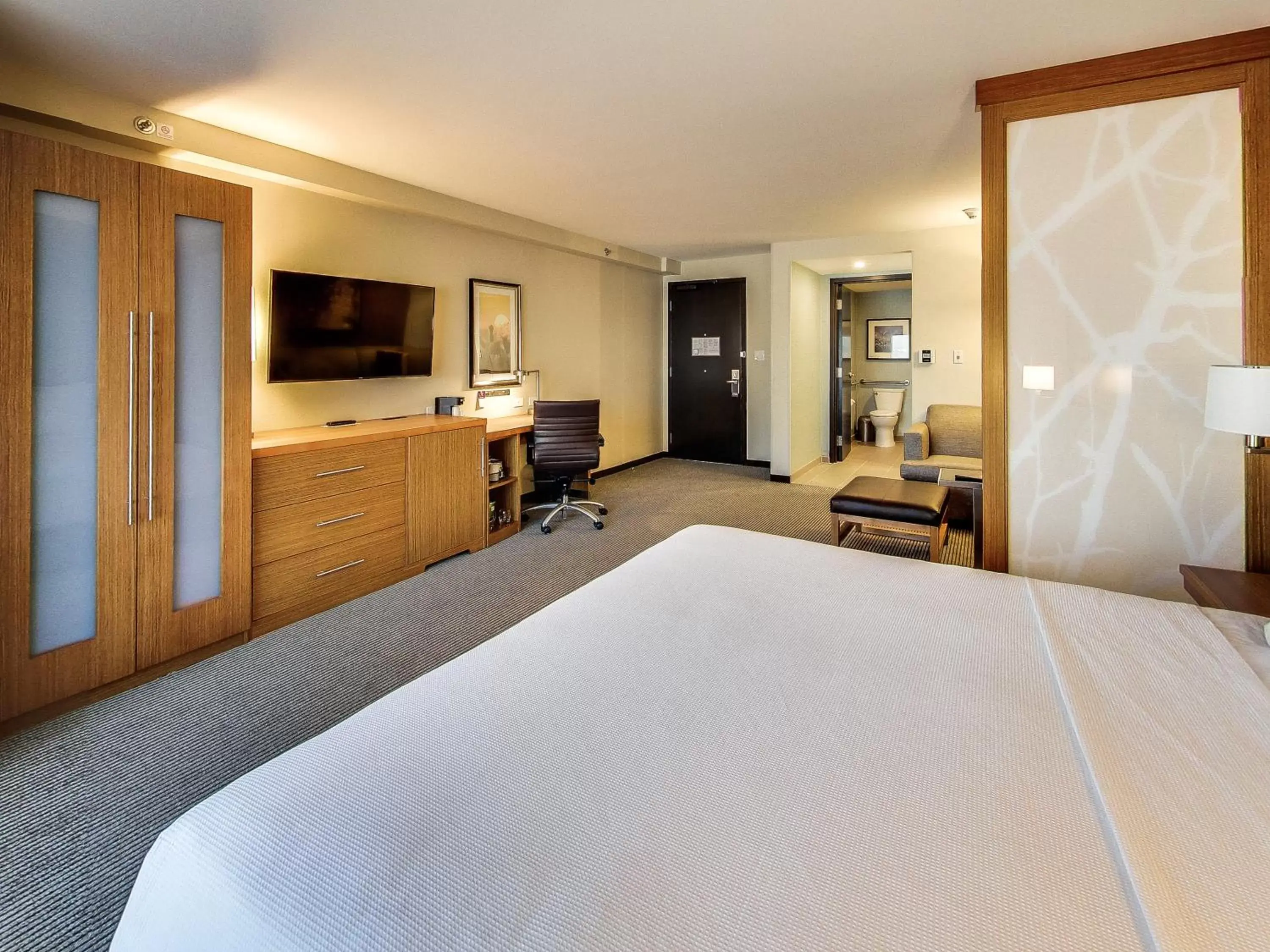 King Room with Sofa Bed and Roll-In Shower - Disability Access in Hyatt Place Edmonton West King Room with Sofa Bed and Roll-In Shower - Disability Access in Hyatt Place Edmonton West