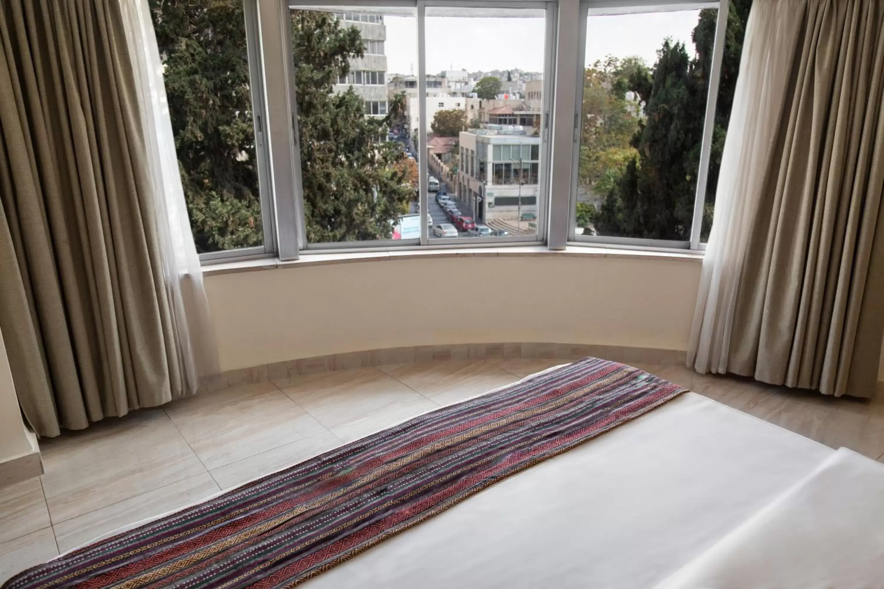 Landmark view, Bed in Antika Amman Hotel Landmark view, Bed in Antika Amman Hotel