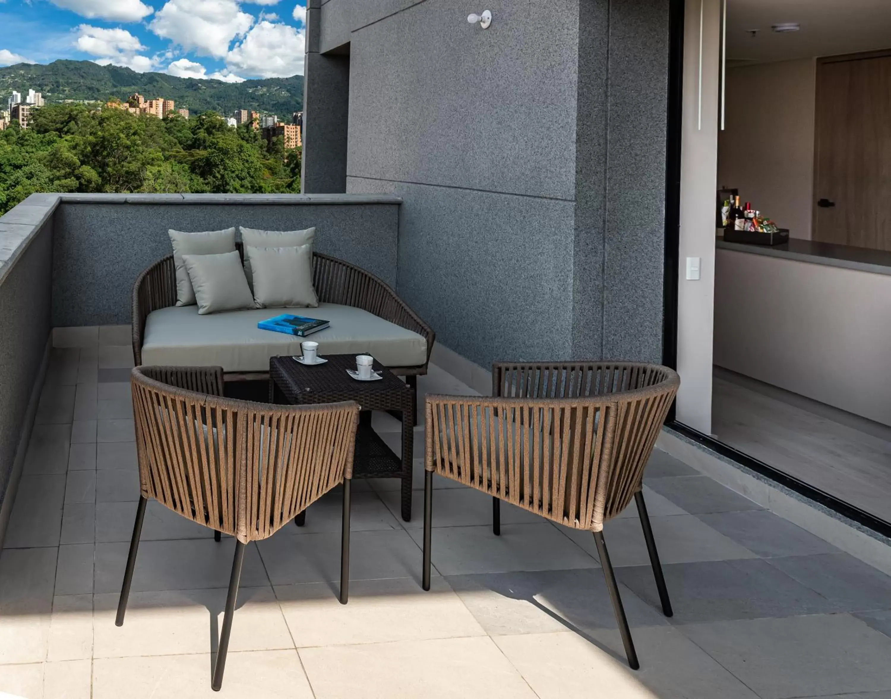 Balcony/Terrace in Hotel York Luxury Suites Medellin by Preferred