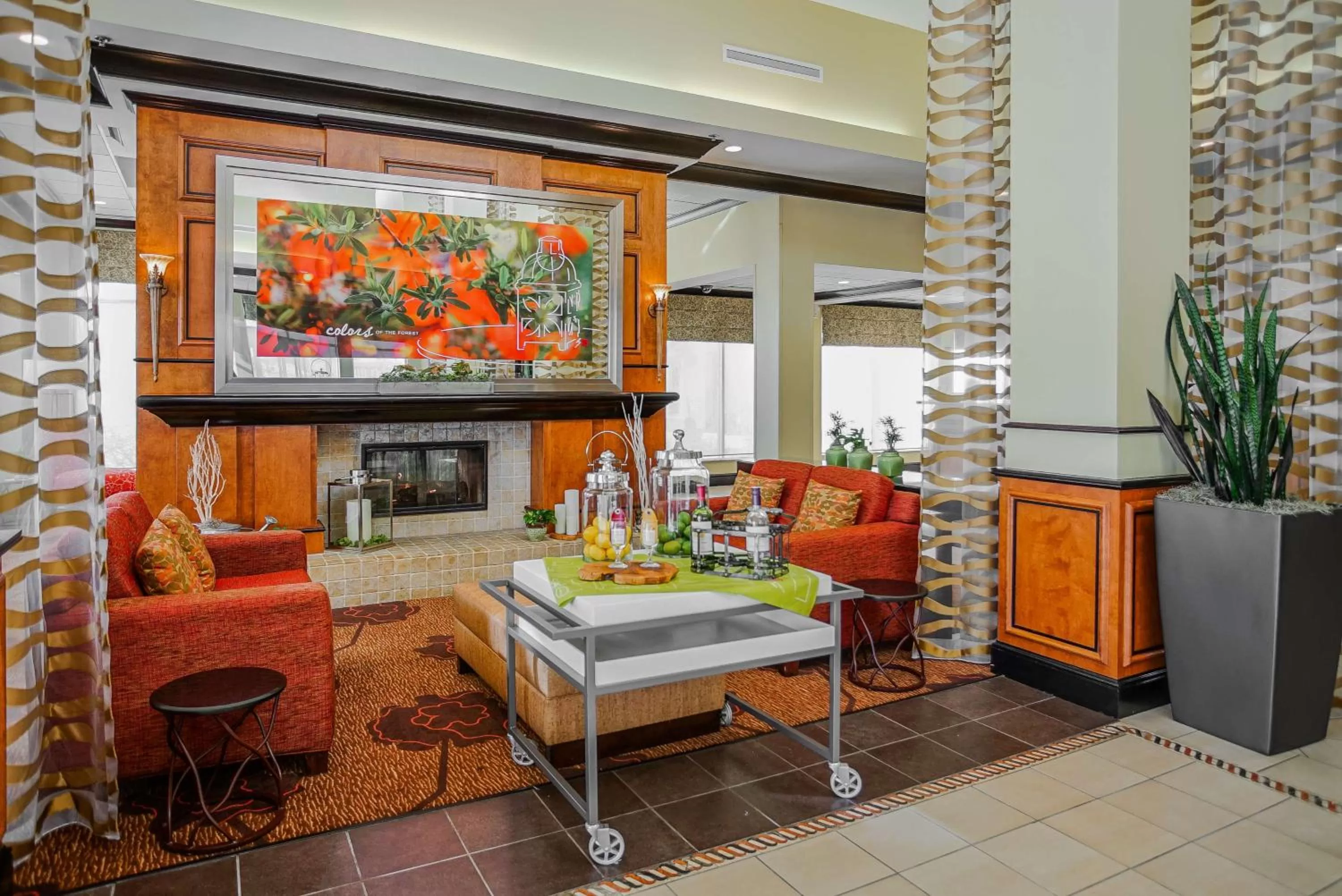 Lobby or reception in Hilton Garden Inn Kankakee