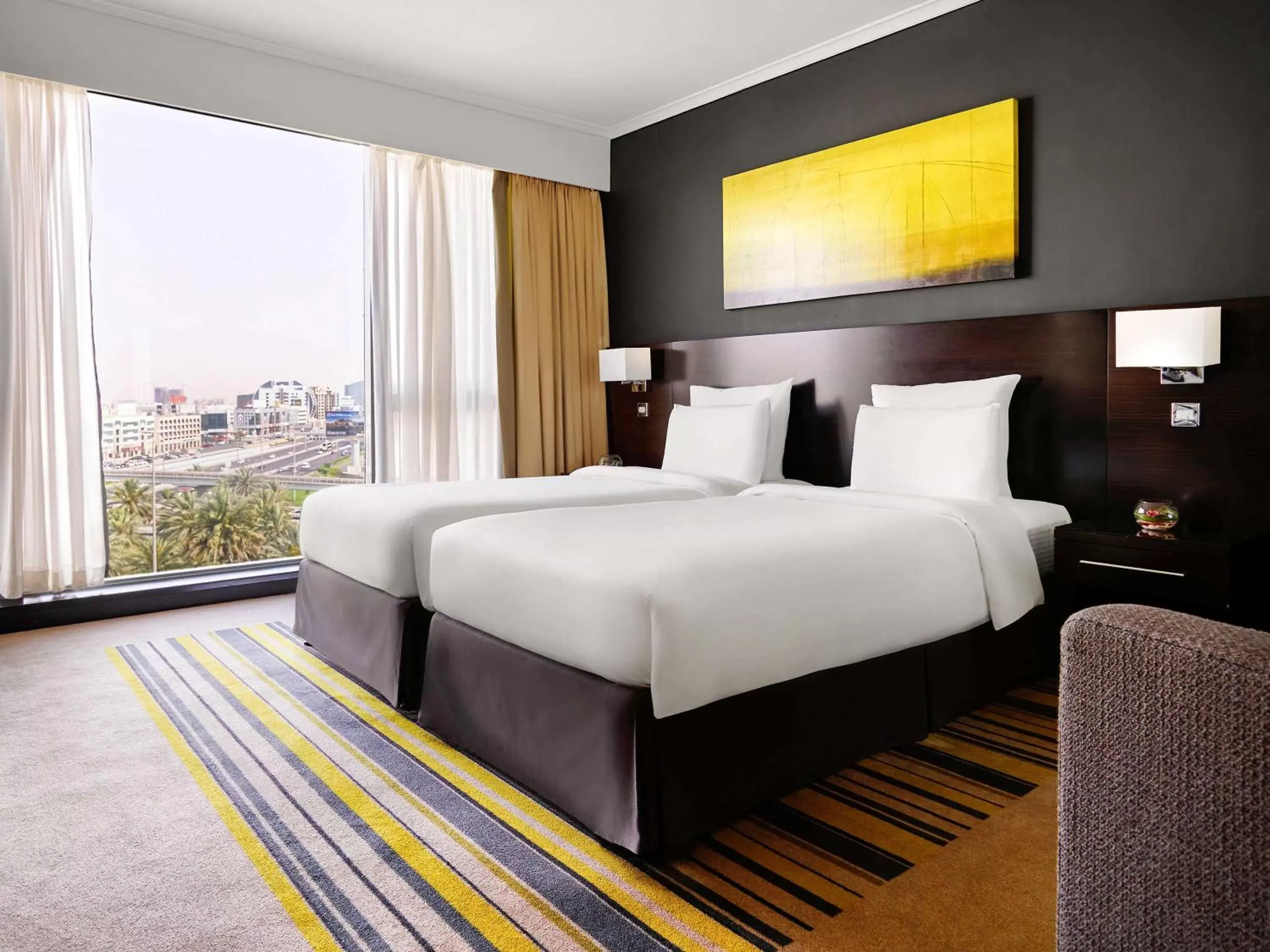 Photo of the whole room, Bed in Pullman Dubai Creek City Centre