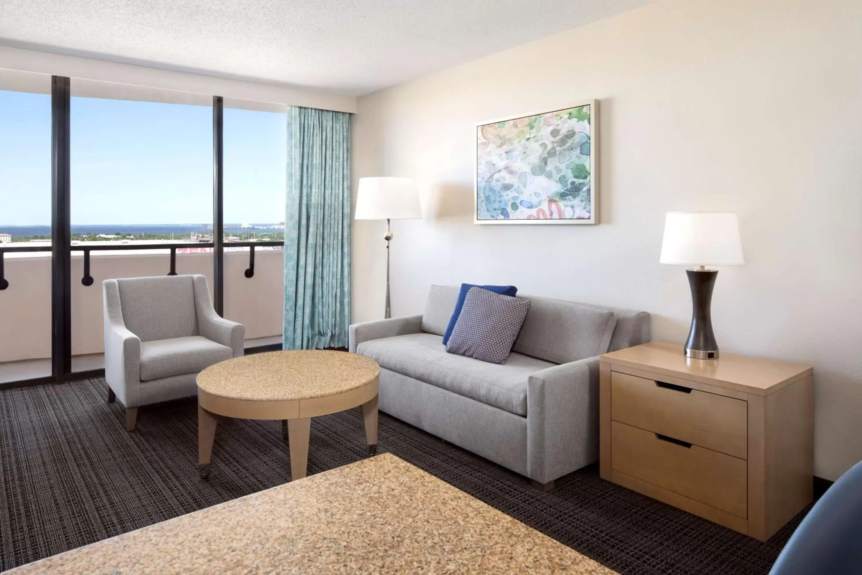 Living room, Seating Area in Embassy Suites by Hilton Tampa Airport Westshore