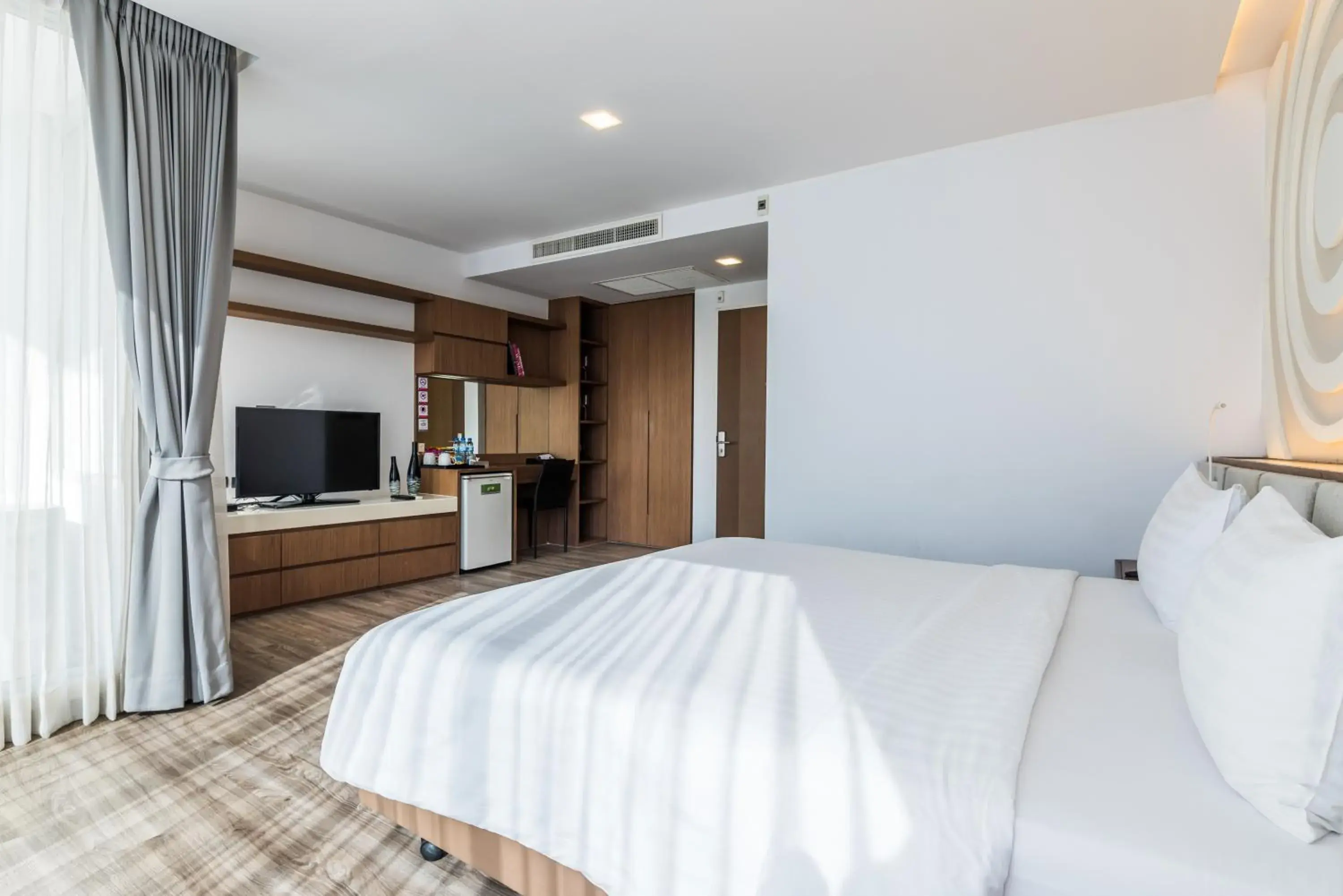 Bedroom, Bed in Olive Bangkok Hotel