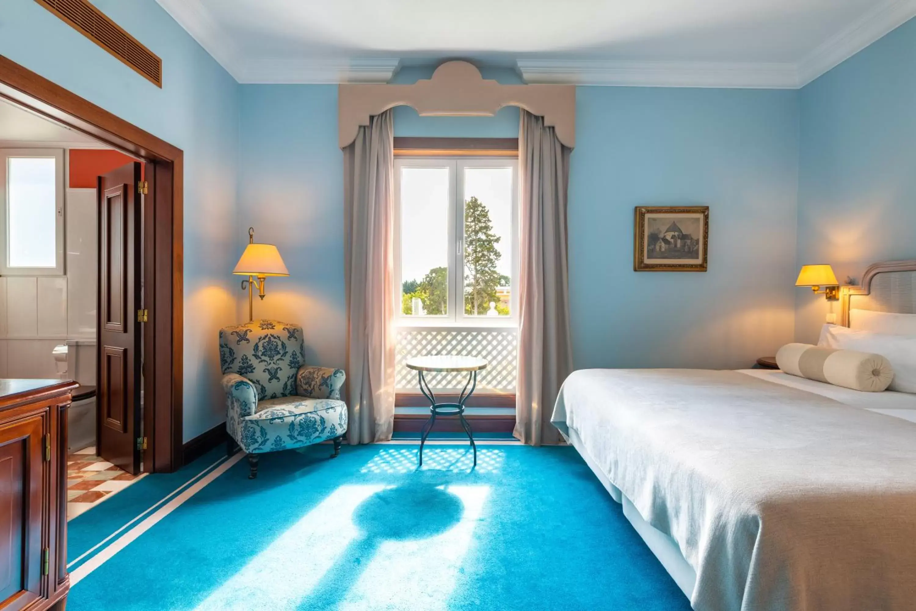 Bedroom in Pestana Palace Lisboa Hotel & National Monument - The Leading Hotels of the World