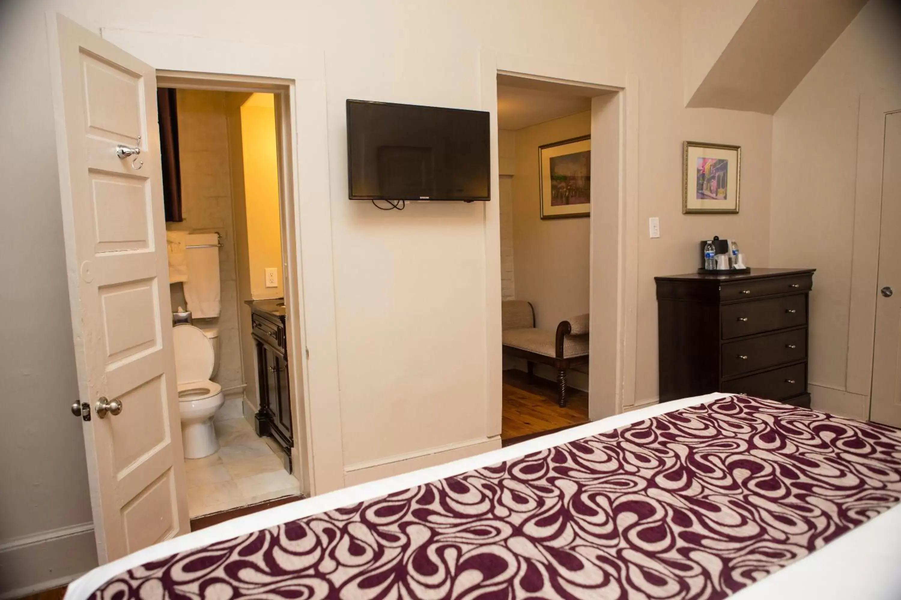 Bed in Inn on Ursulines, a French Quarter Guest Houses Property