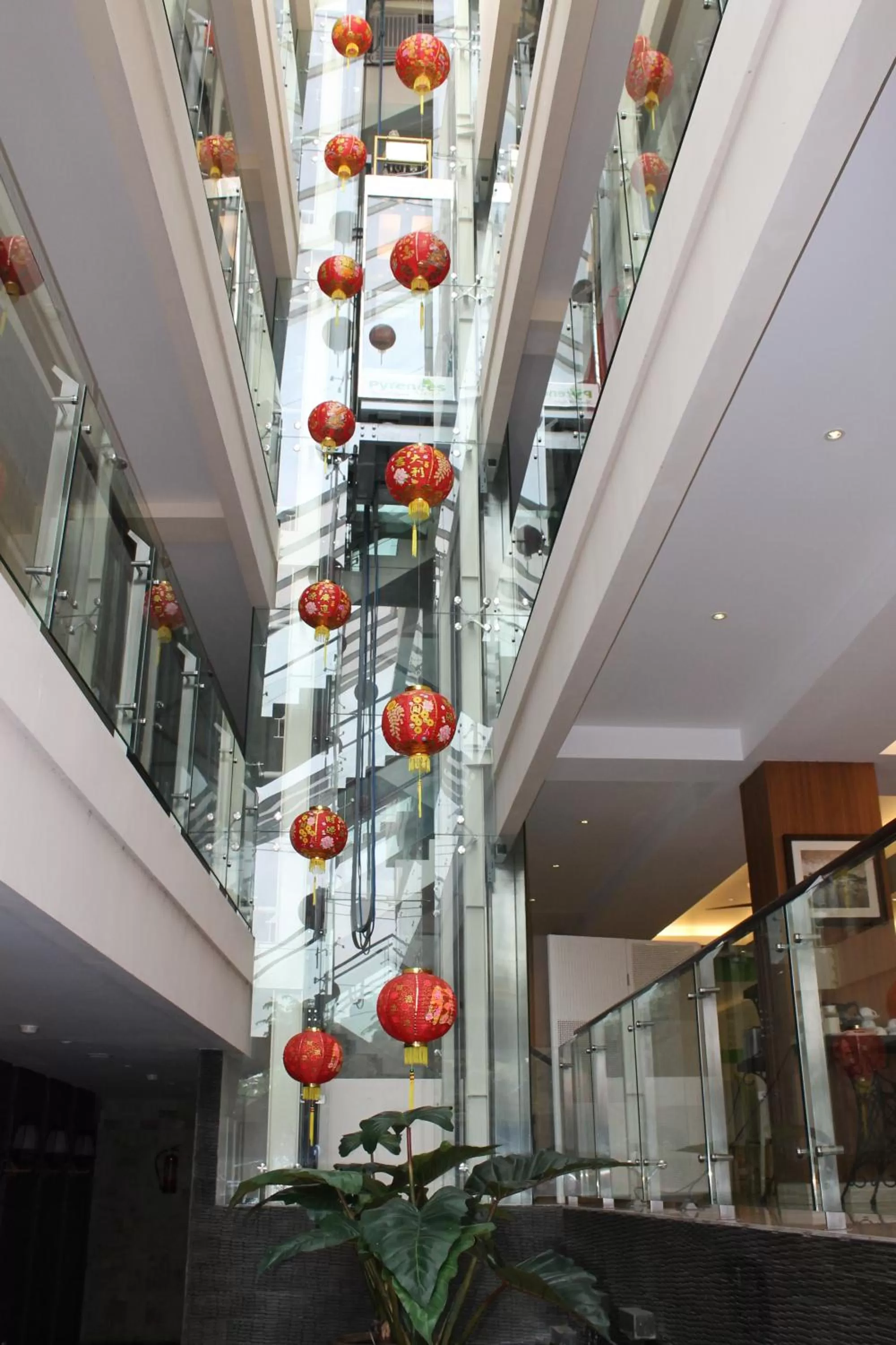 Decorative detail in PYRENEES Malioboro Hotel