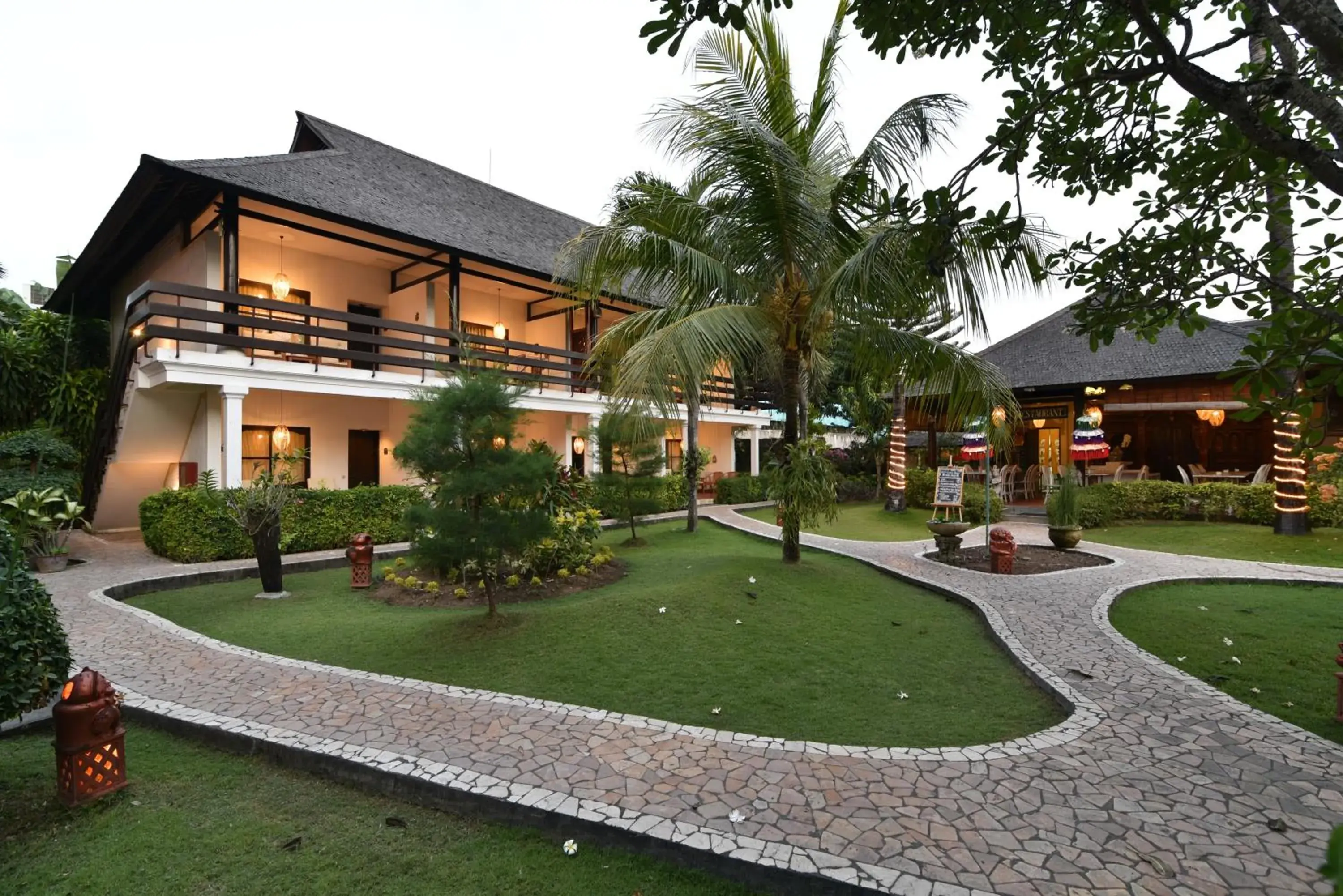 Garden, Property Building in Hotel Palm Garden Bali