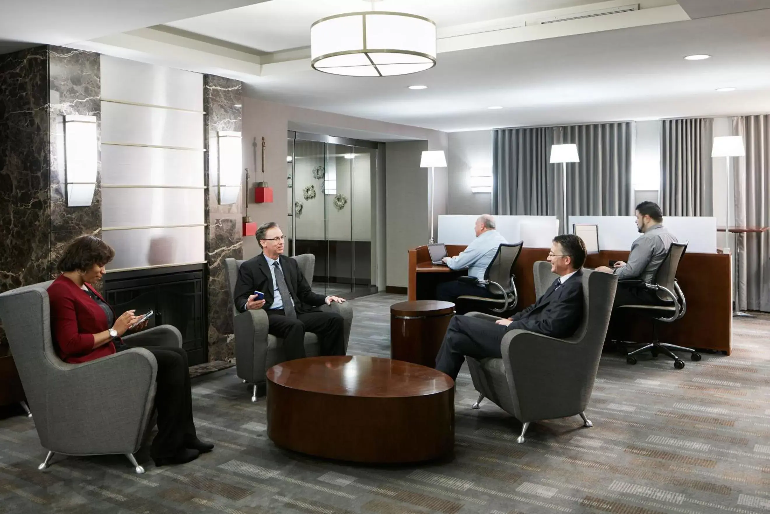 Business facilities in Club Quarters Hotel Wacker at Michigan, Chicago