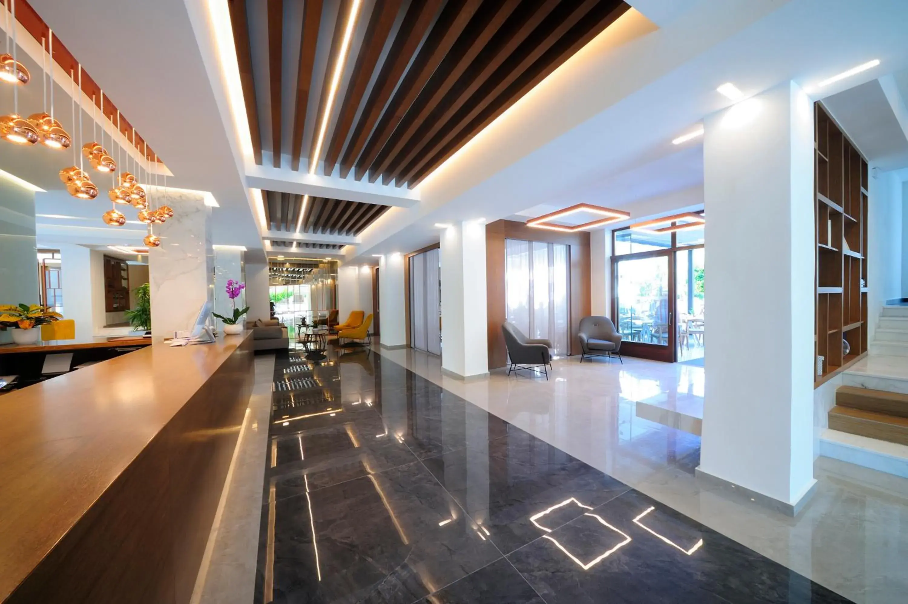 Lobby or reception in Atrium Ambiance Hotel Lobby or reception in Atrium Ambiance Hotel