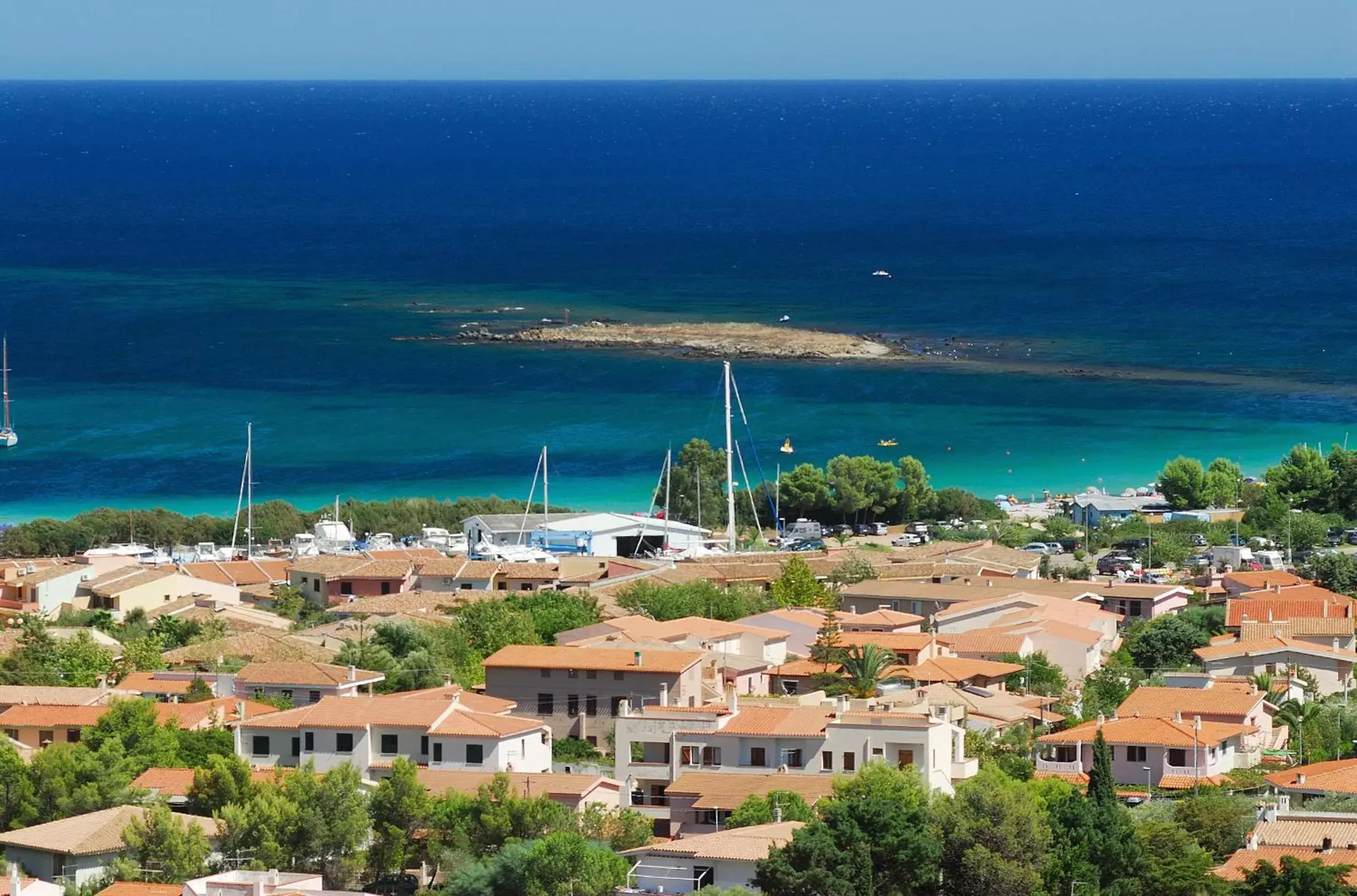 Bird's eye view, Bird's-eye View in Porto Ottiolu Resort