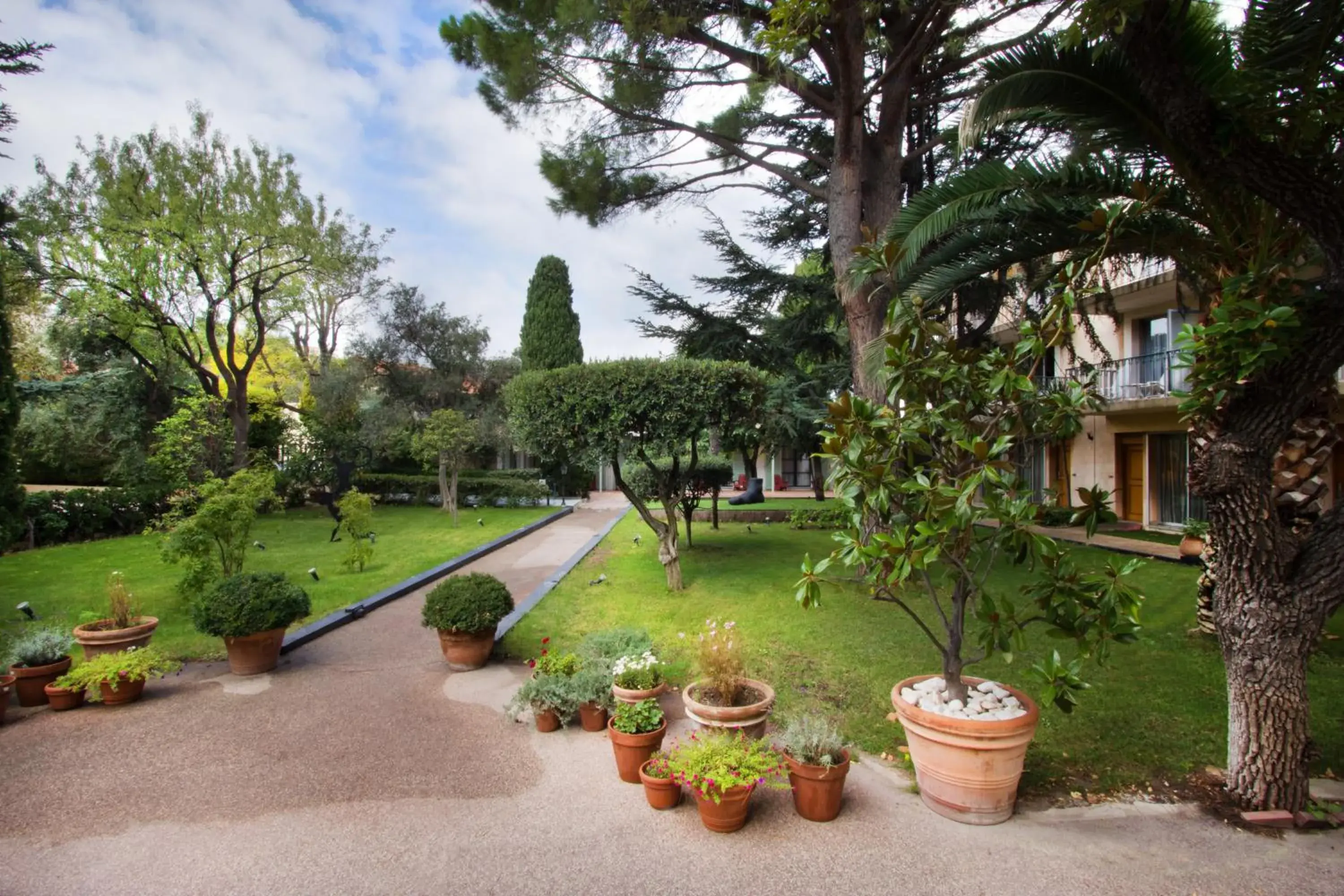 Garden in Hotel Marseille Centre Bompard La Corniche