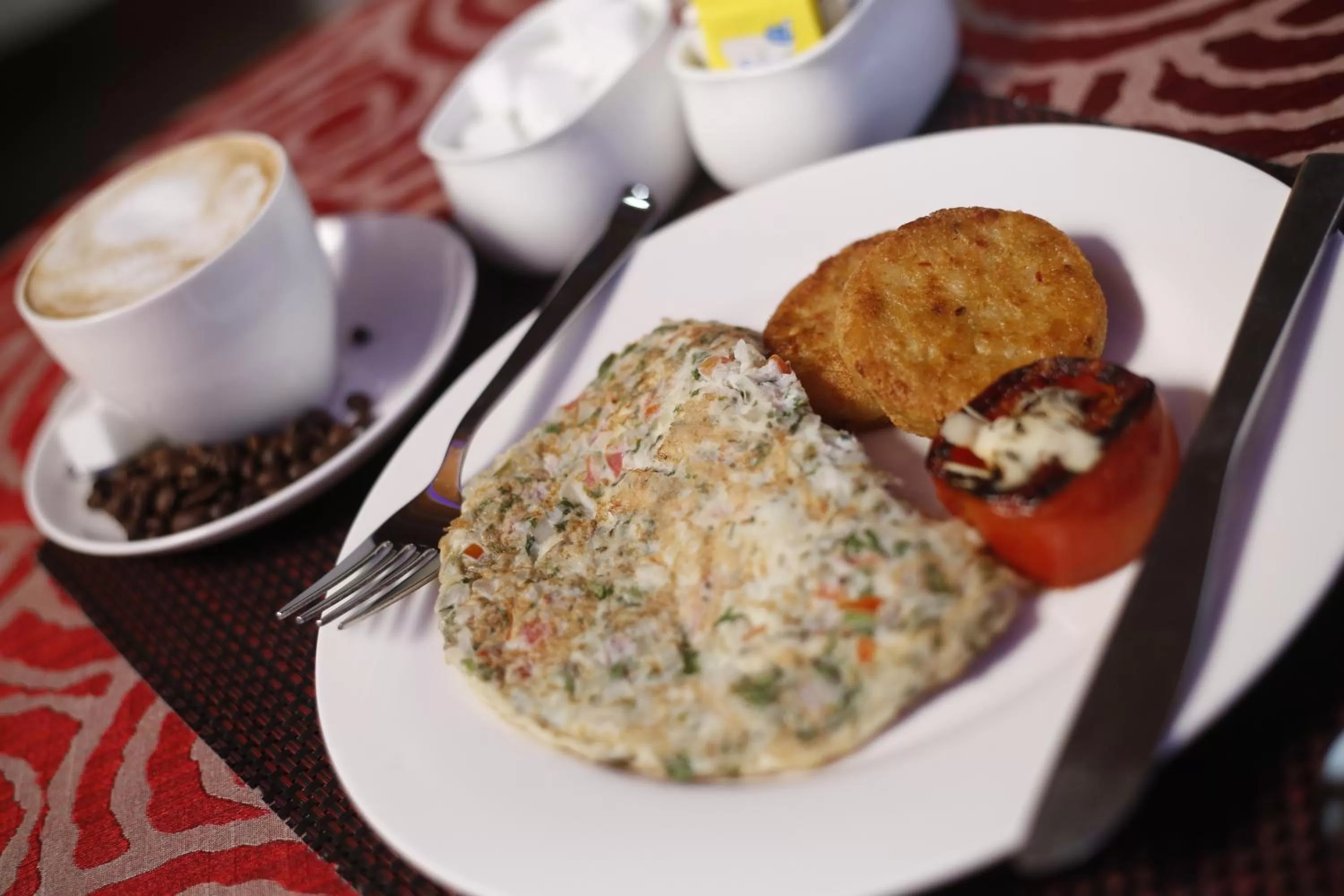 English/Irish breakfast in Hotel Cama