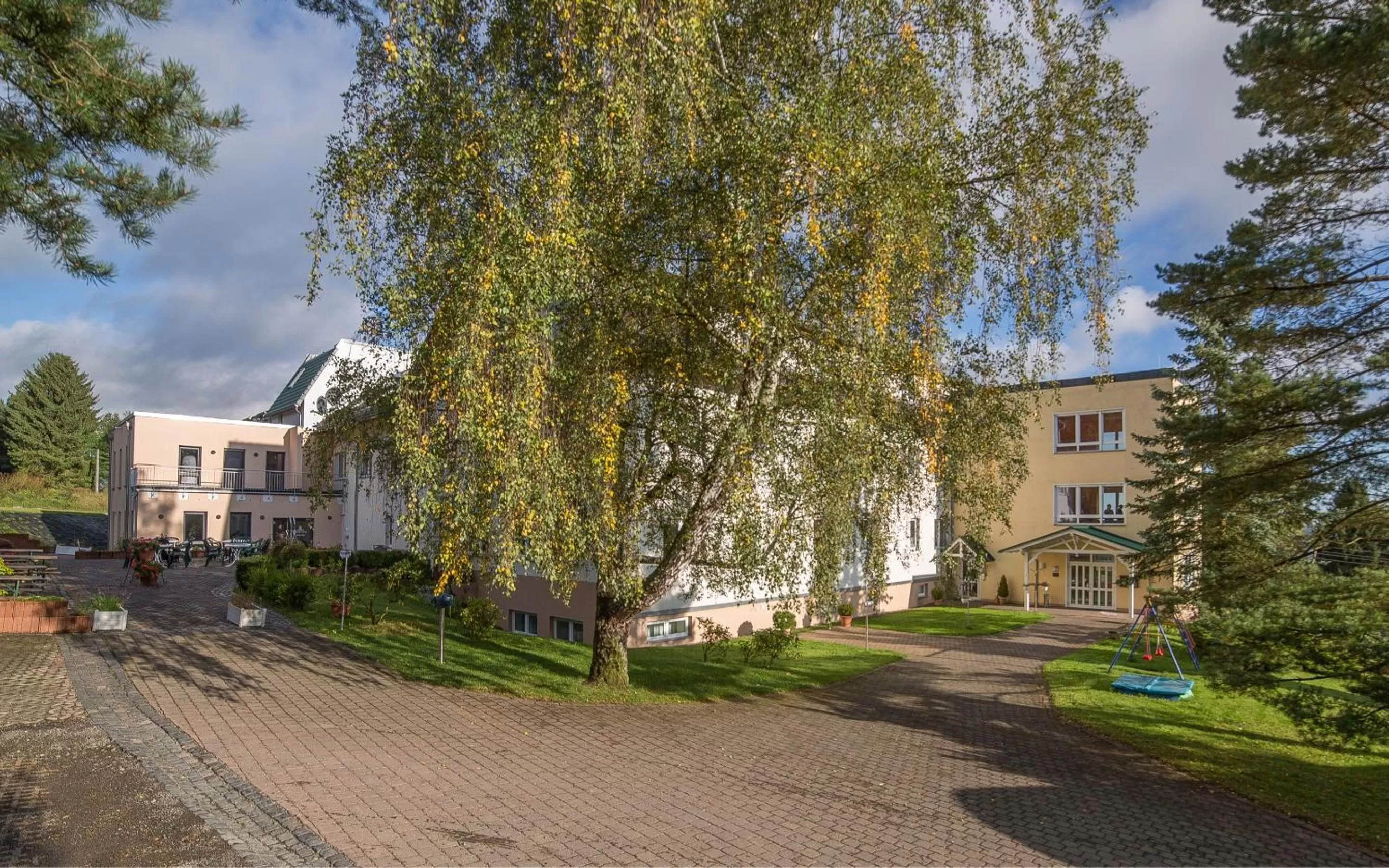 Bird's eye view in Berghotel Tambach