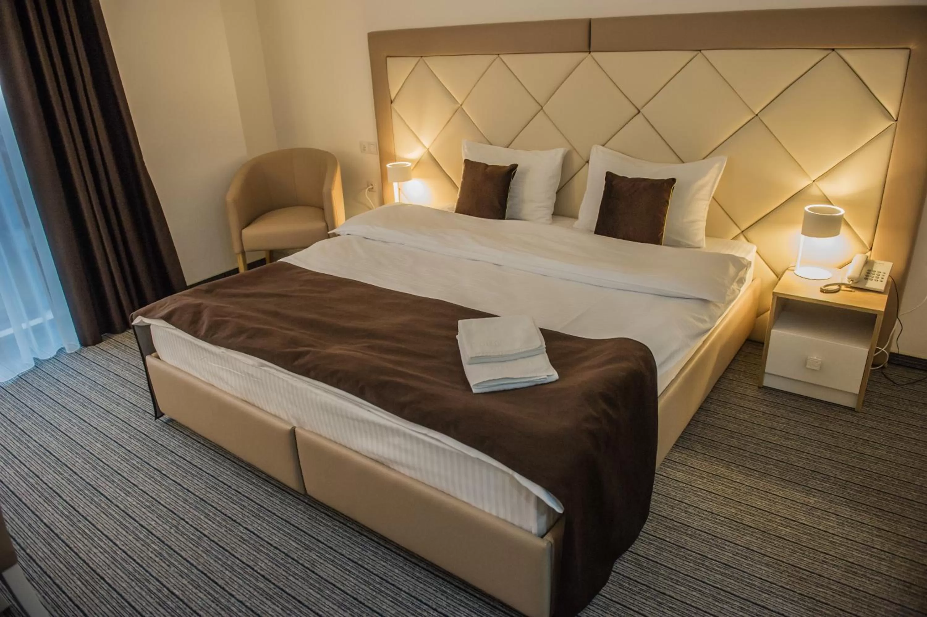 Bed in Bernardazzi Grand Hotel