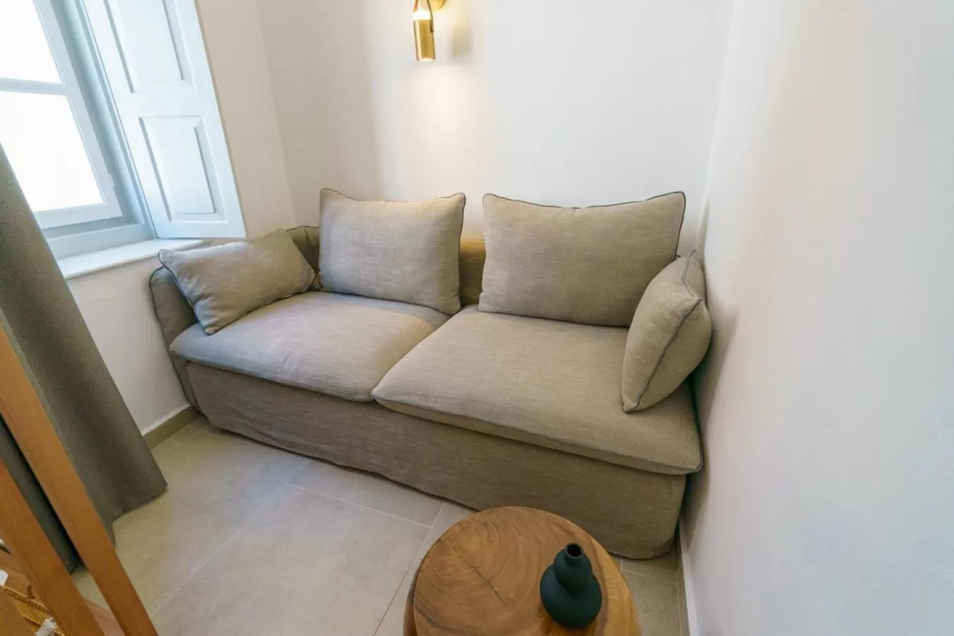 Seating Area in La Vie Hydra Luxury Suites