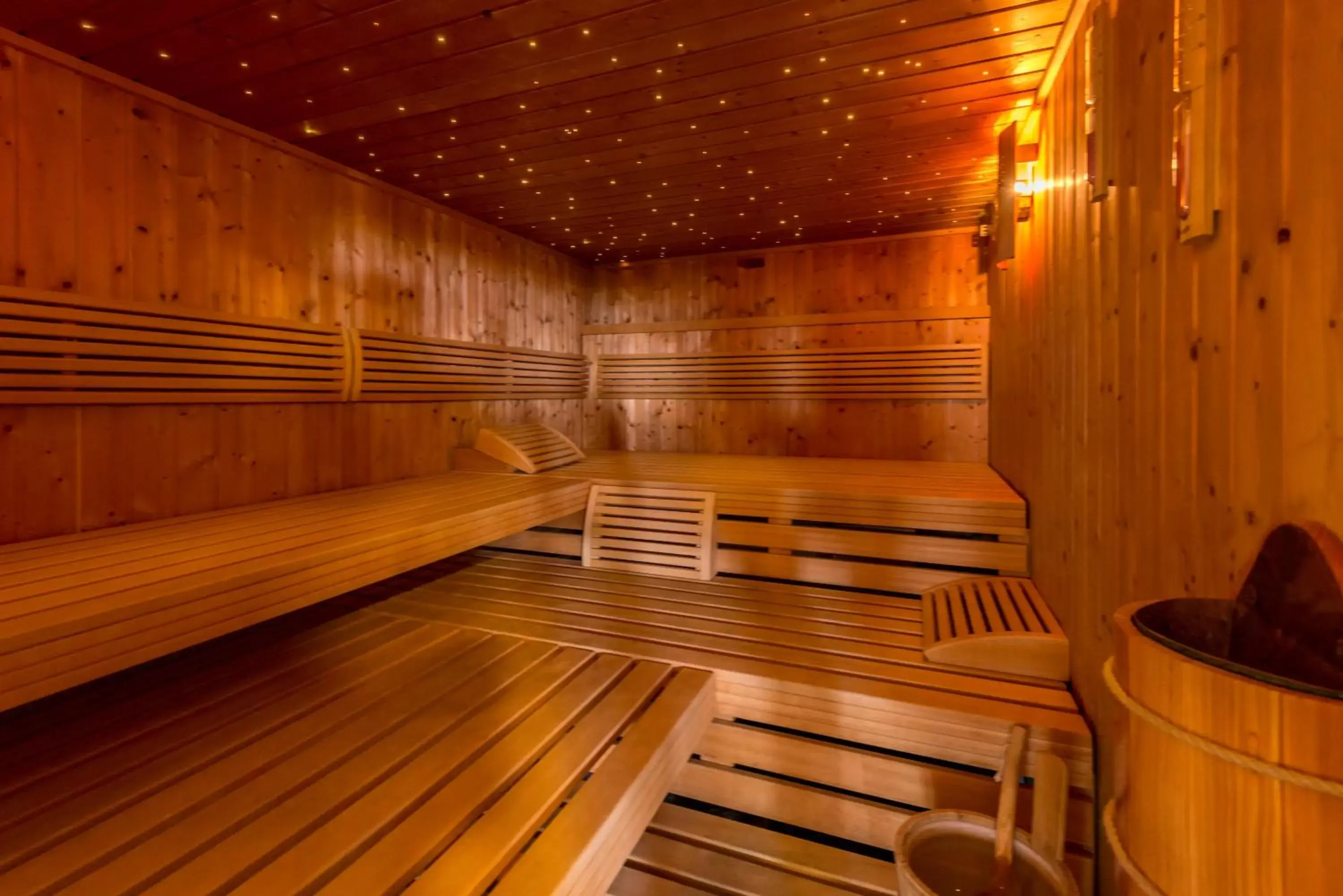 Sauna in HERMITAGE Lake Lucerne - Beach Club & Lifestyle Hotel