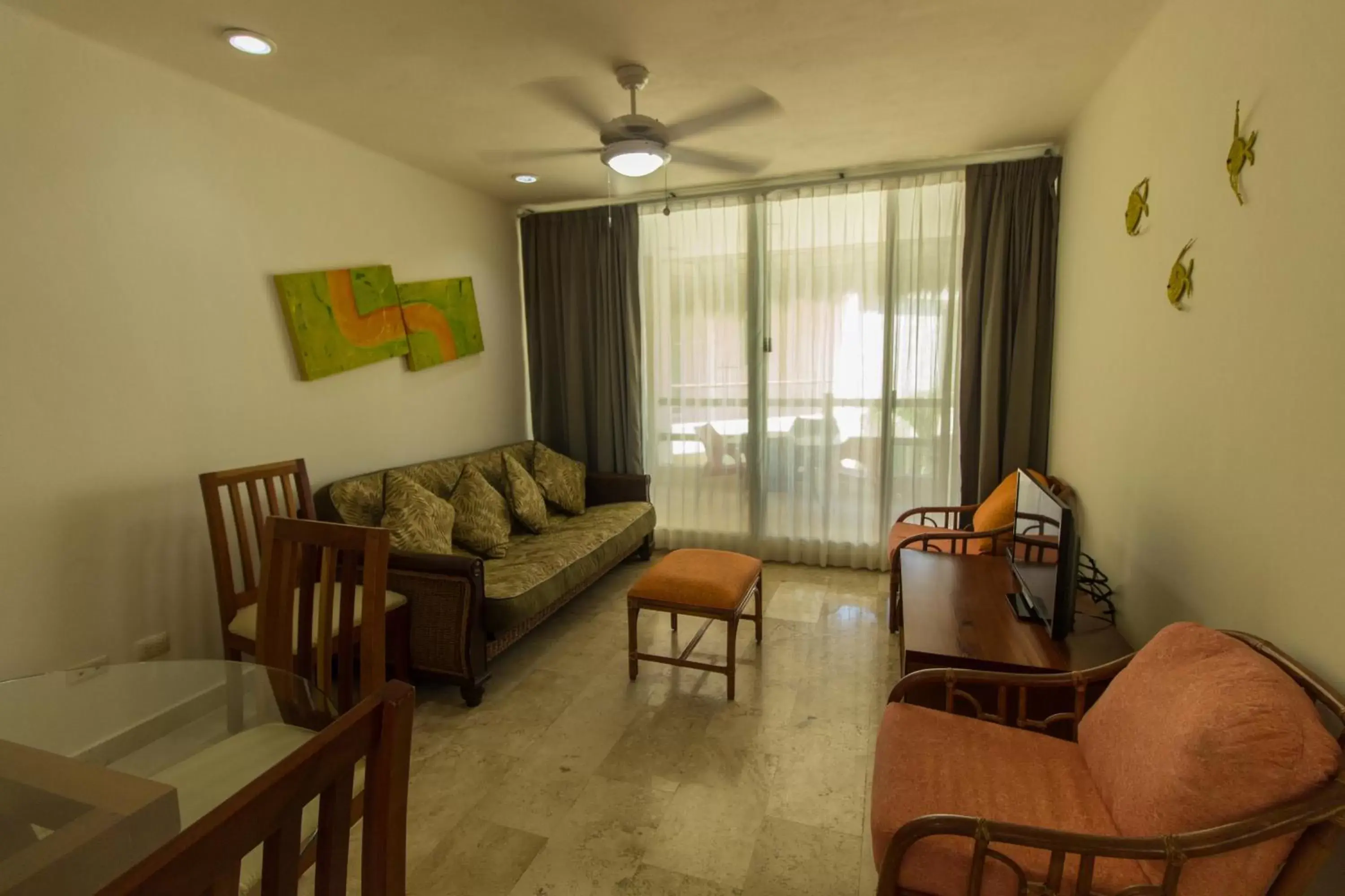 Living room, Seating Area in Coral Maya Stay Suites