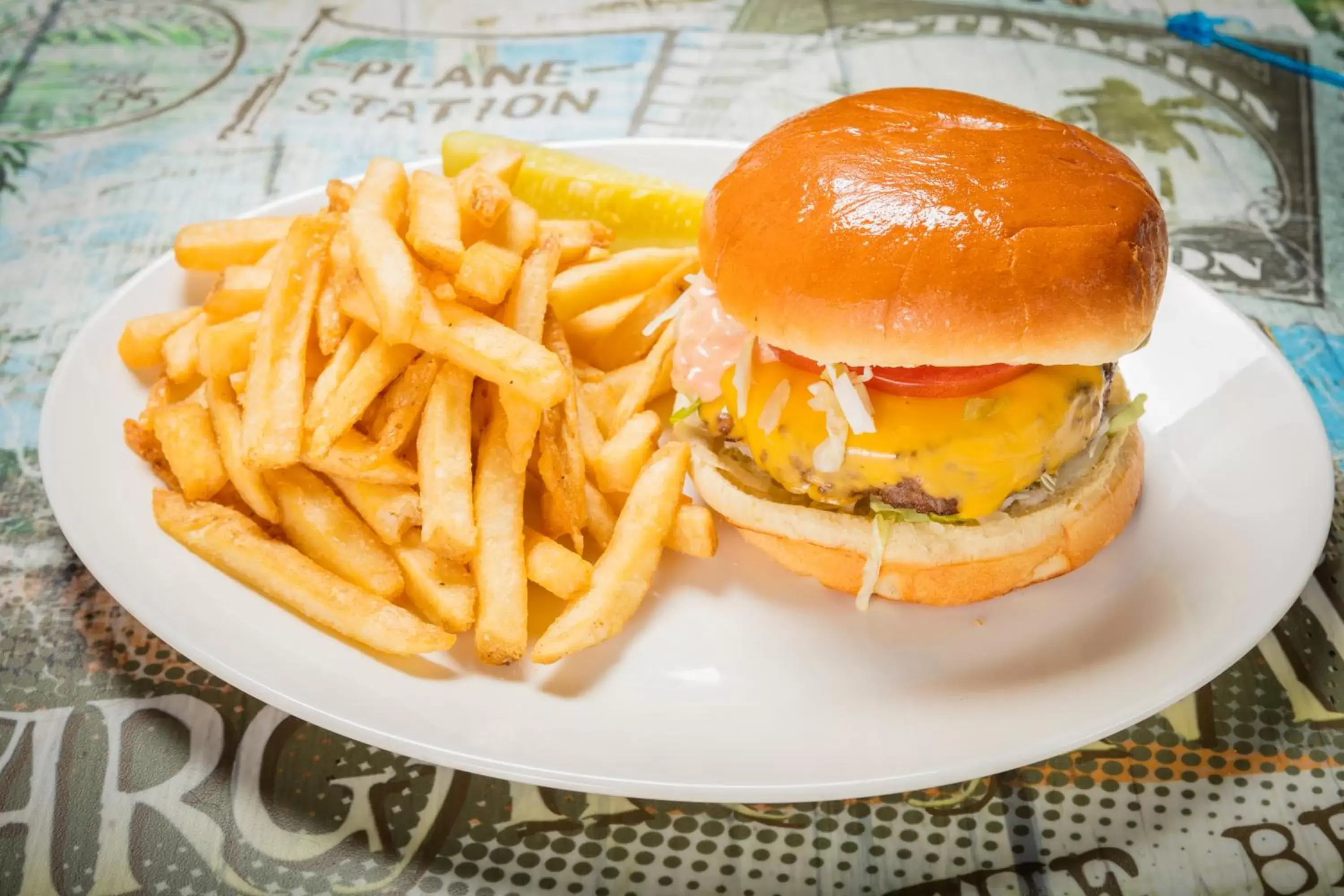 Food close-up in Margaritaville Hollywood Beach Resort Food close-up in Margaritaville Hollywood Beach Resort