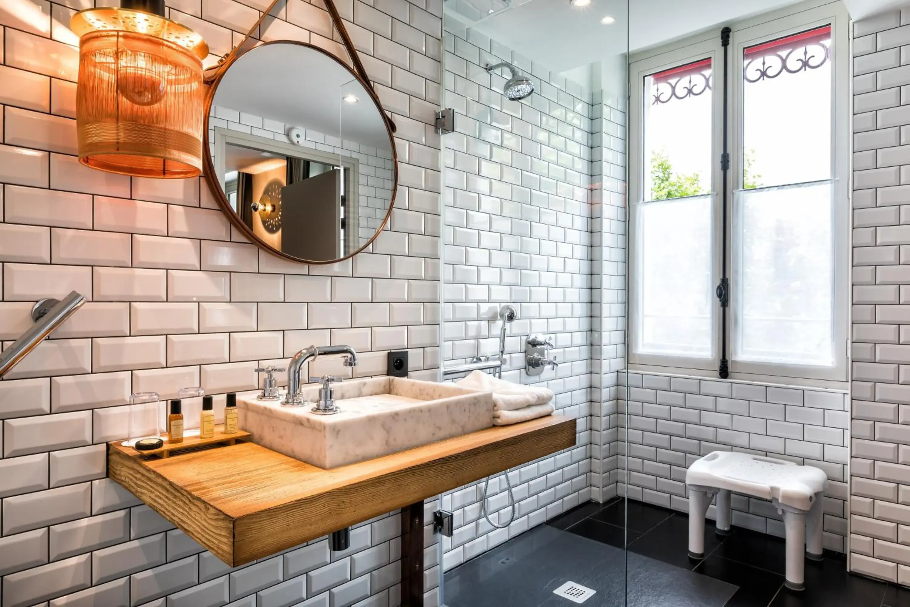 Bathroom in Hotel Restaurant Au Boeuf Couronné