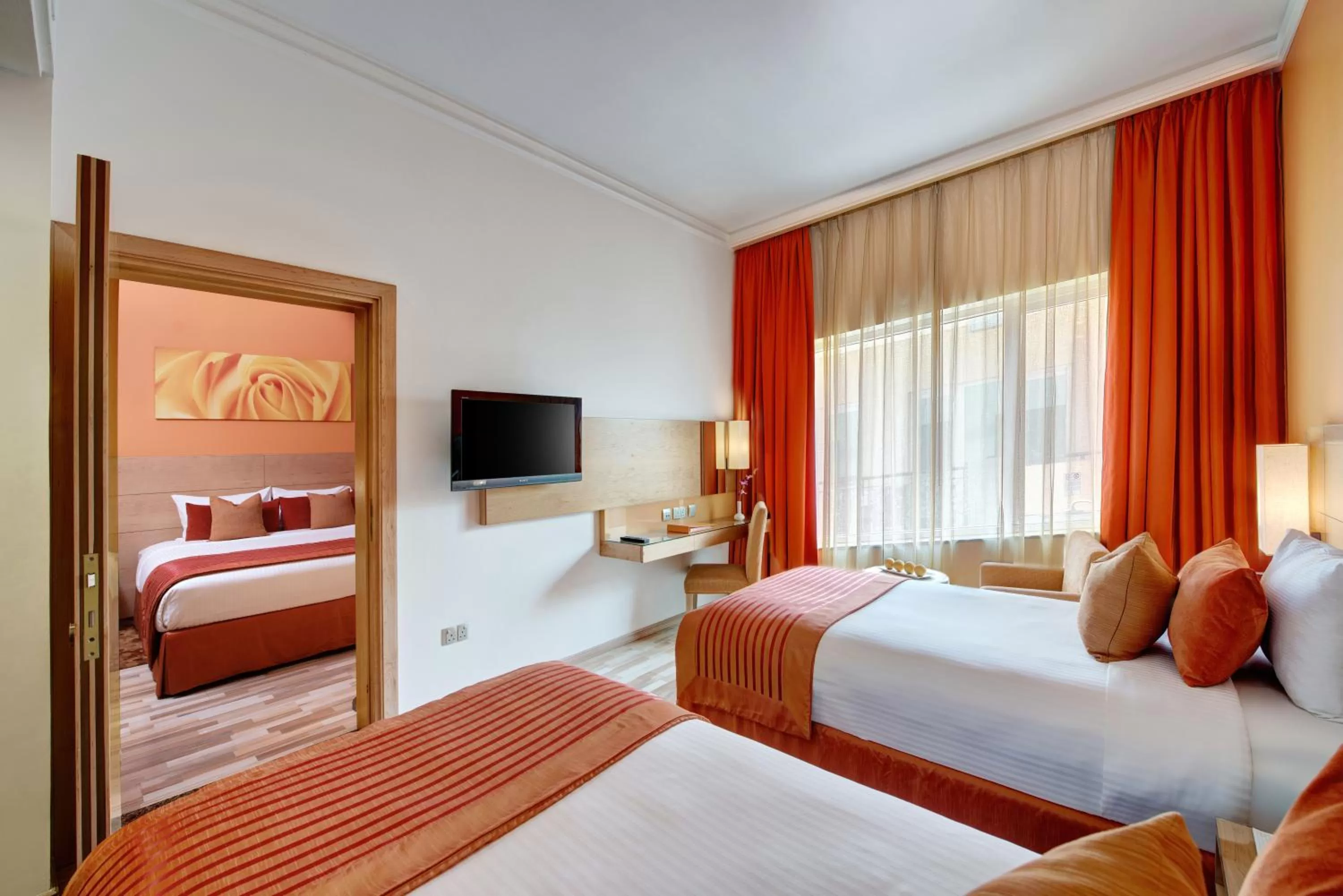 Bedroom, Bed in Al Khoory Executive Hotel, Al Wasl