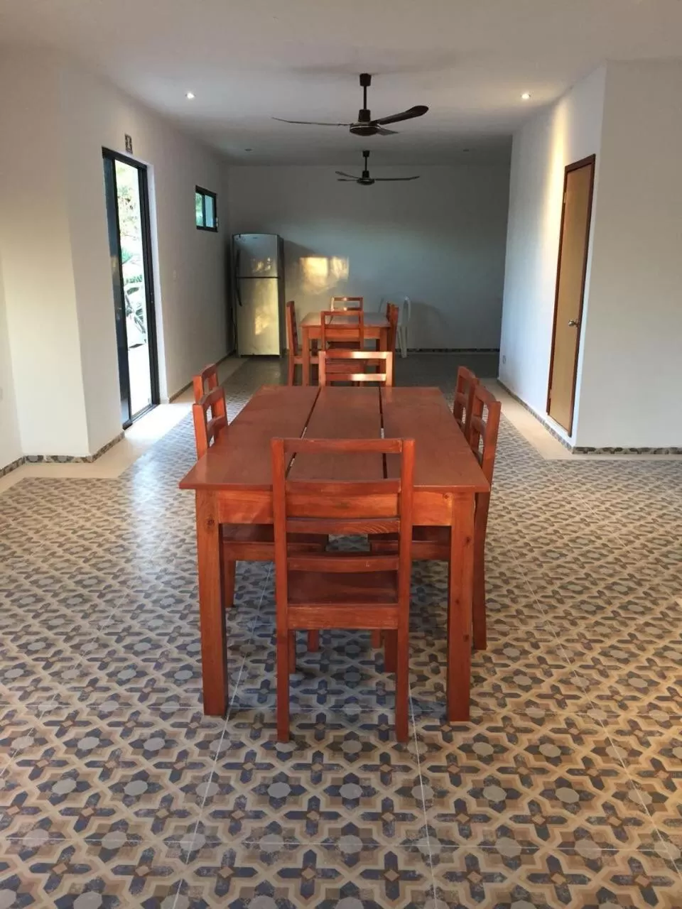 Communal kitchen in Hotel Casa Bamboo