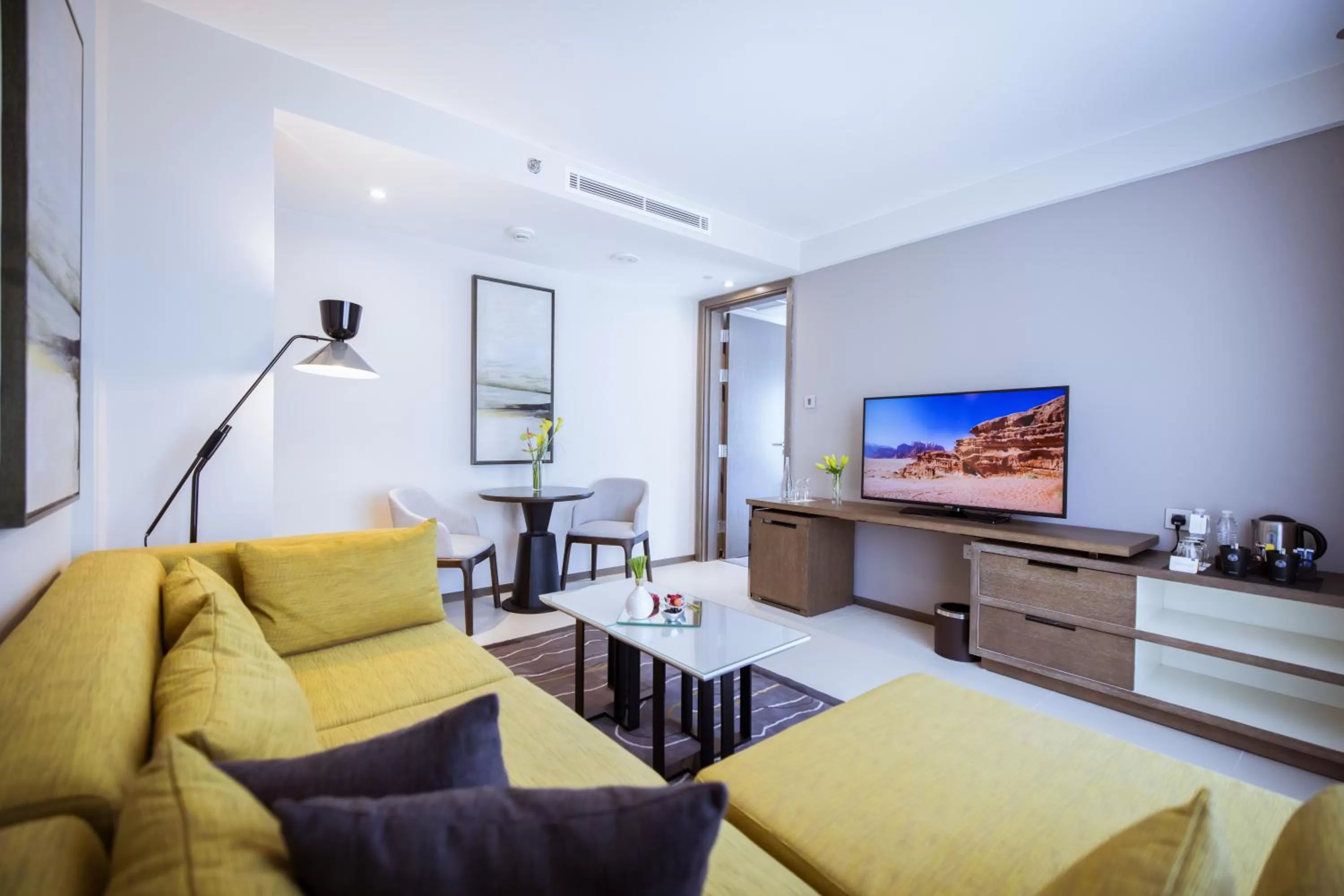 Seating area in Centro Mada Amman by Rotana