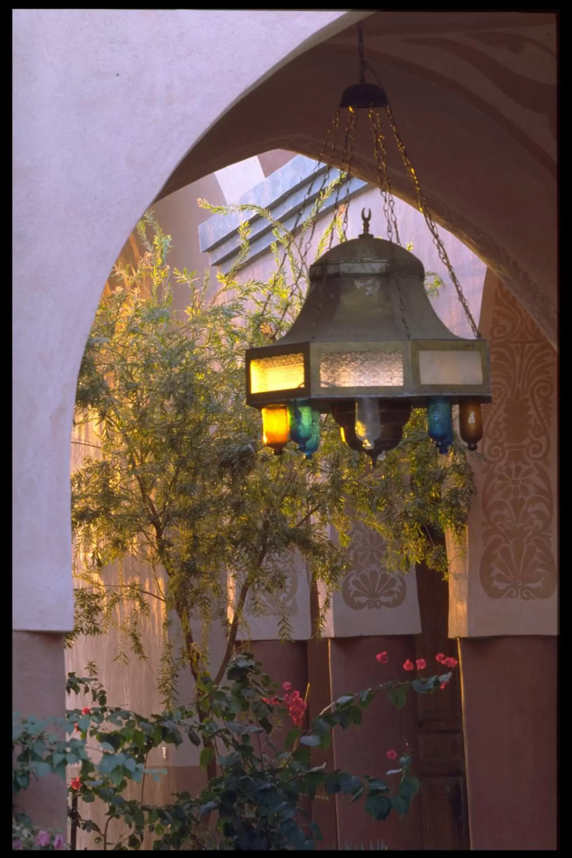 Decorative detail in Al Moudira Hotel