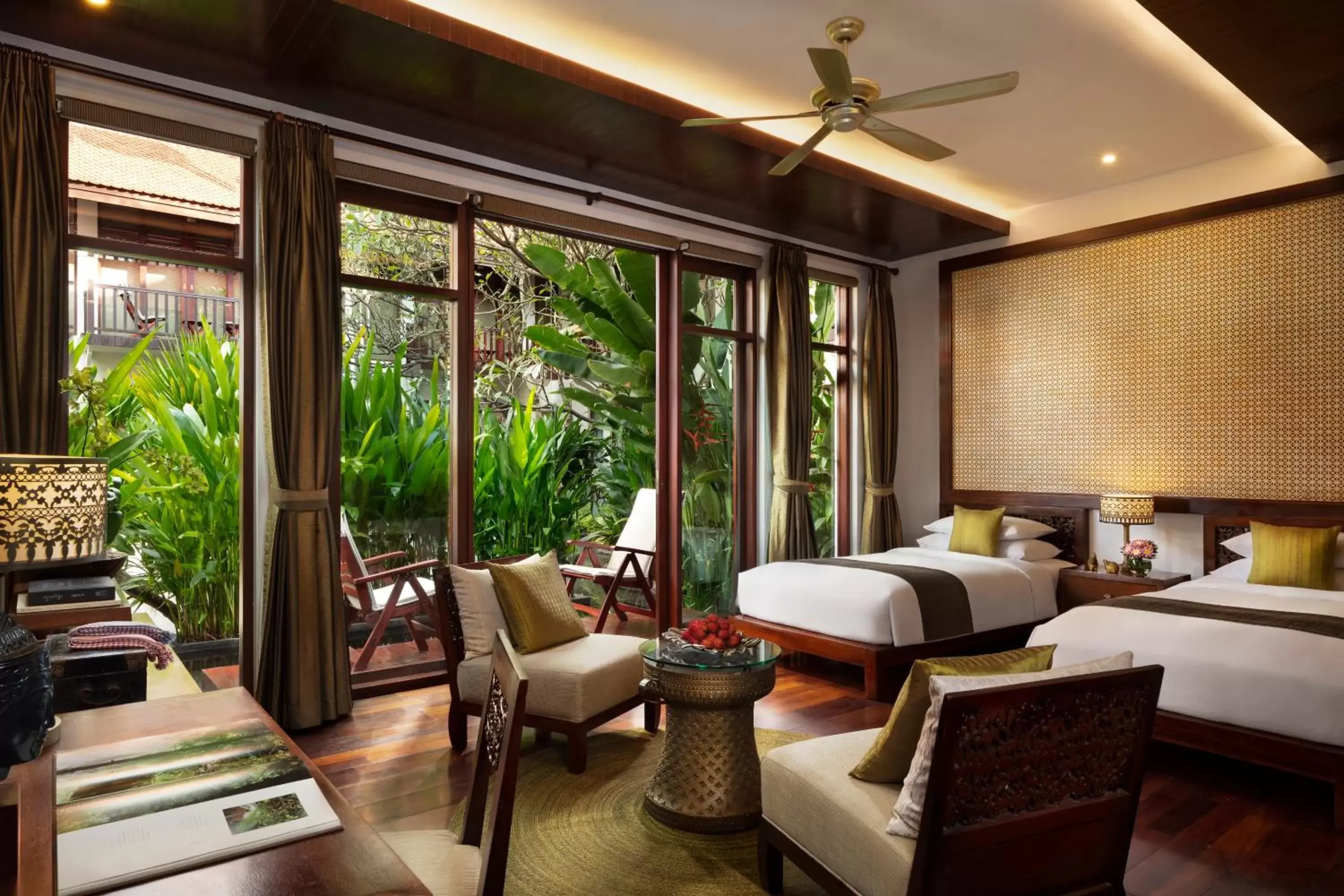 Living room in Anantara Angkor Resort