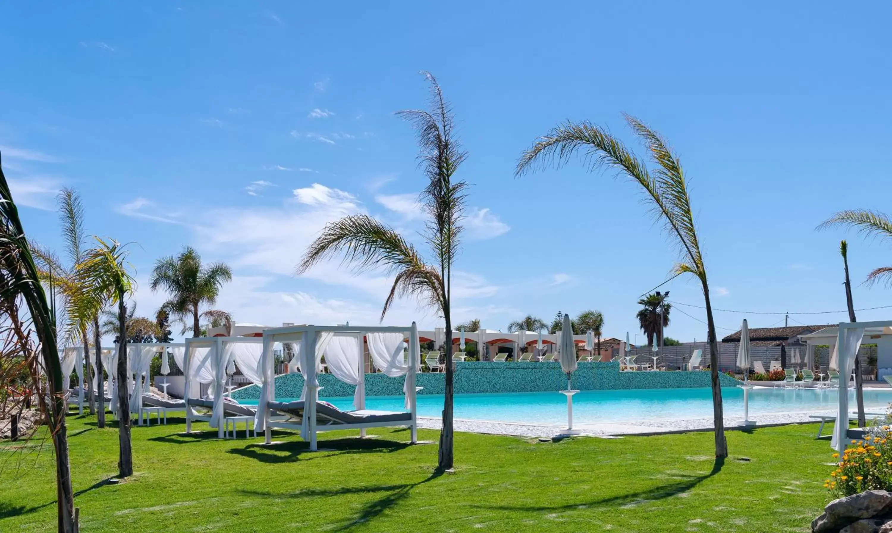 Garden, Swimming Pool in Wellness Spa Hotel Principe Fitalia