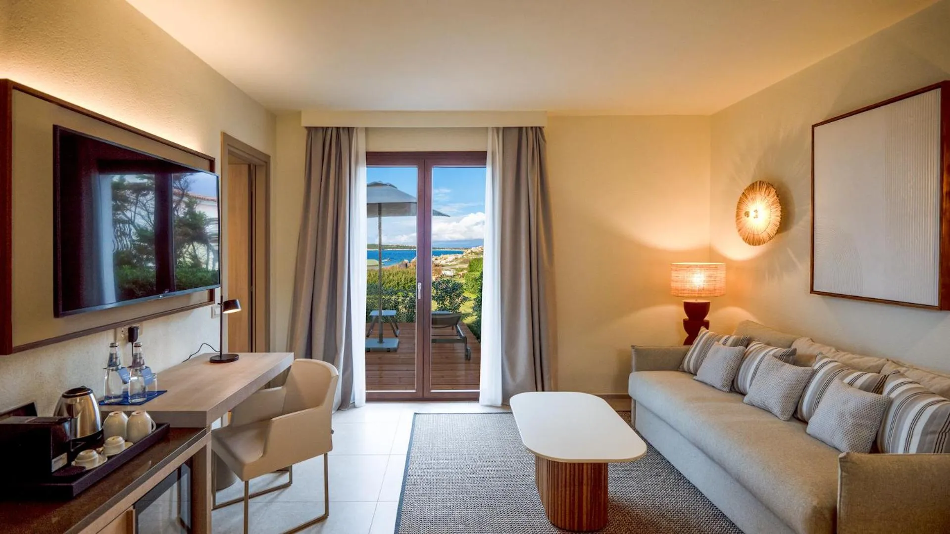 Bedroom in Mangia's Santa Teresa Sardinia, Curio Collection by Hilton