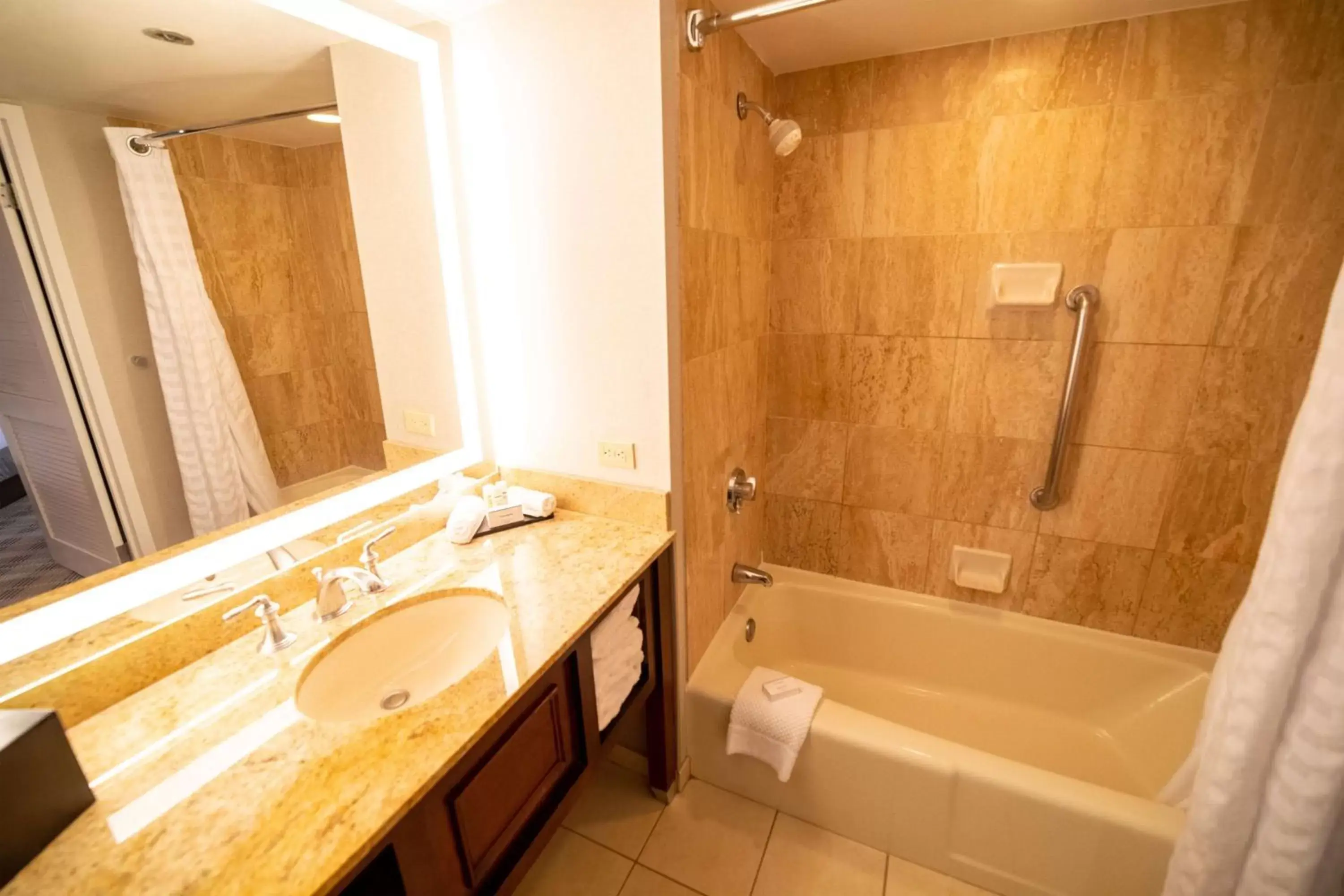 Bathroom in Embassy Suites by Hilton Kansas City Overland Park