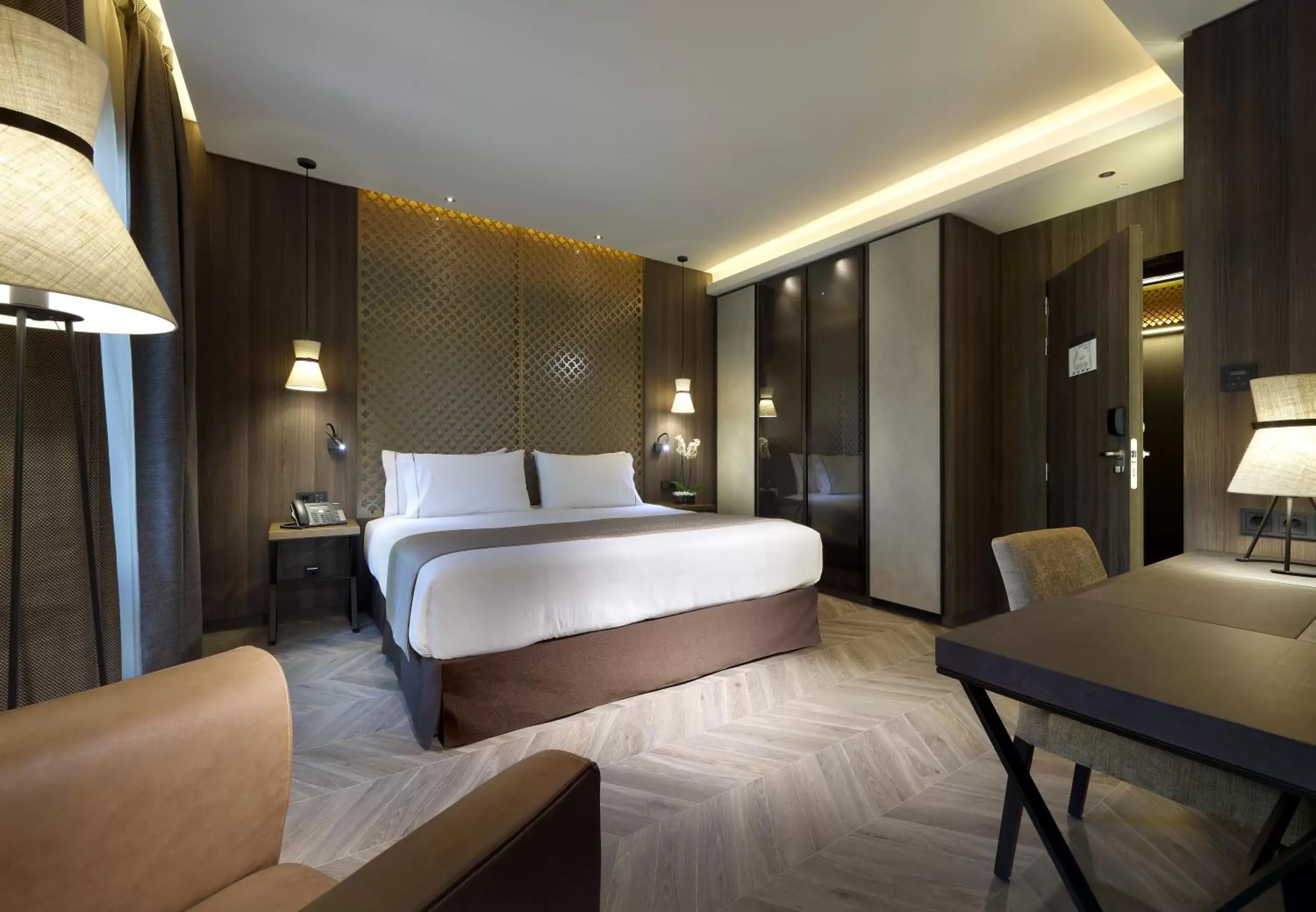 Bedroom, Bed in Áurea Washington Irving by Eurostars Hotel Company
