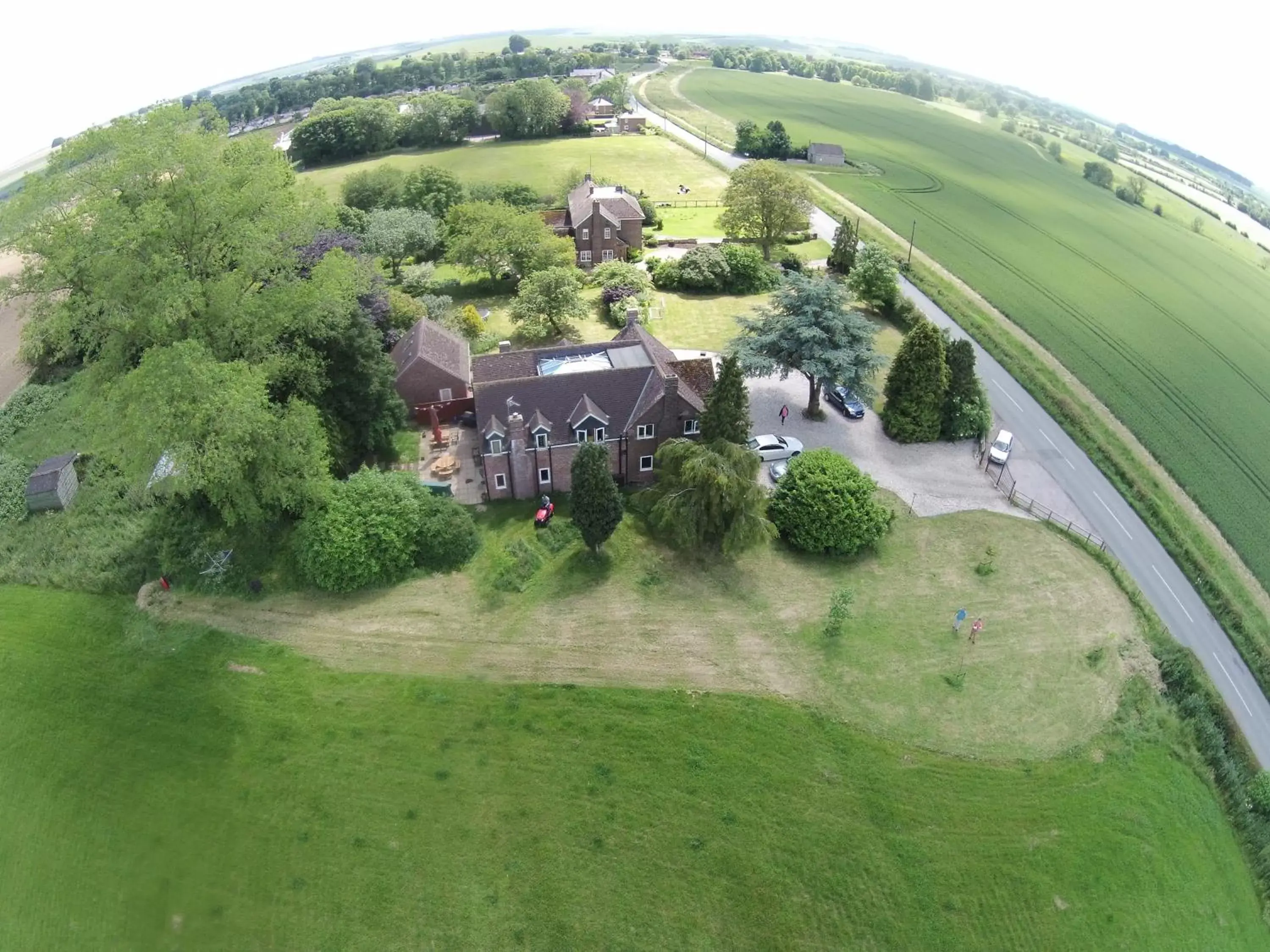 Bird's eye view, Bird's-eye View in B&B Dorwyn Manor