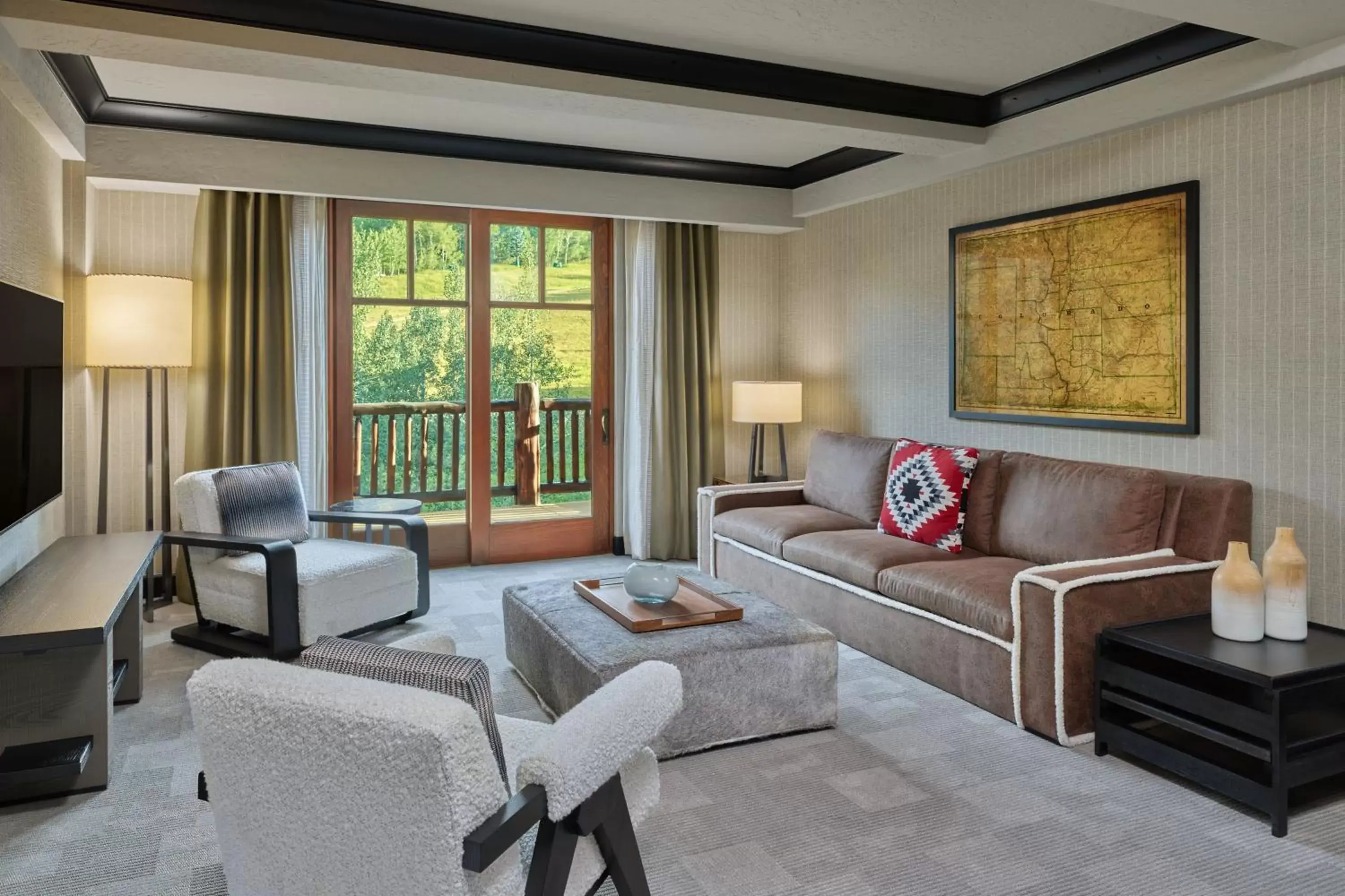 Living room, Seating Area in The Ritz-Carlton, Bachelor Gulch