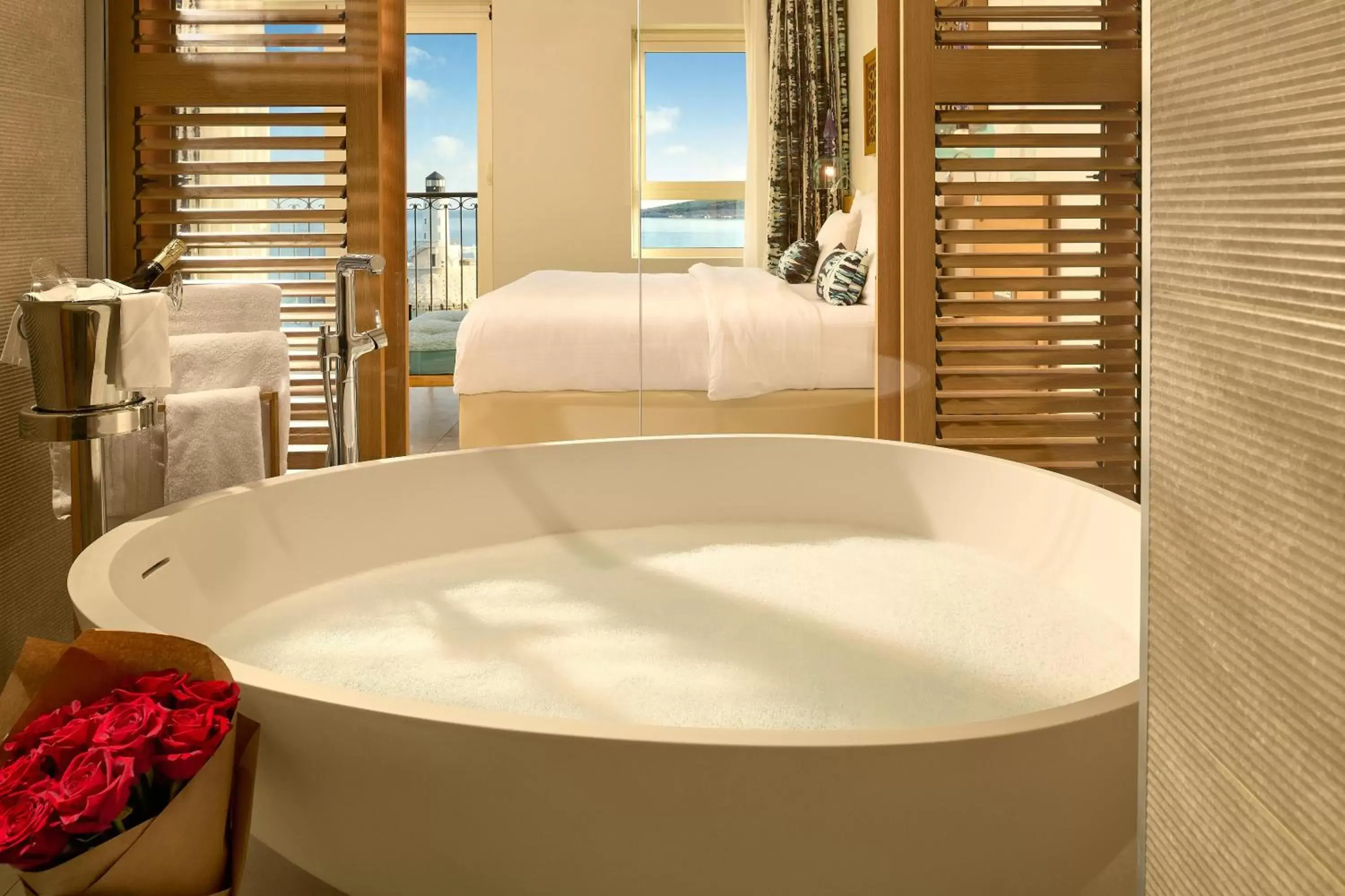 Shower, Bathroom in The Chedi Luštica Bay