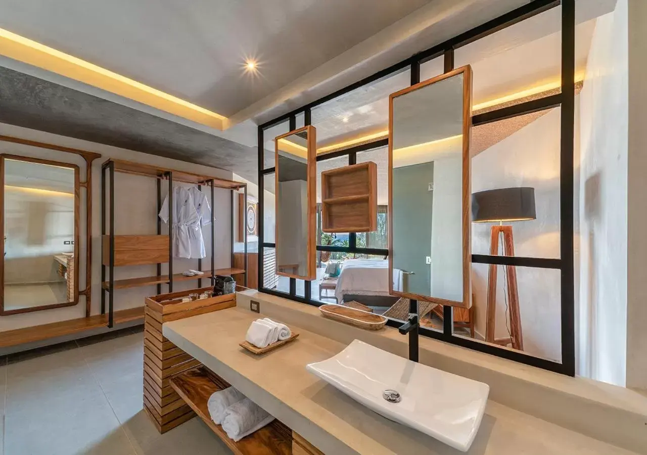 Bathroom in Mvngata Beach Hotel