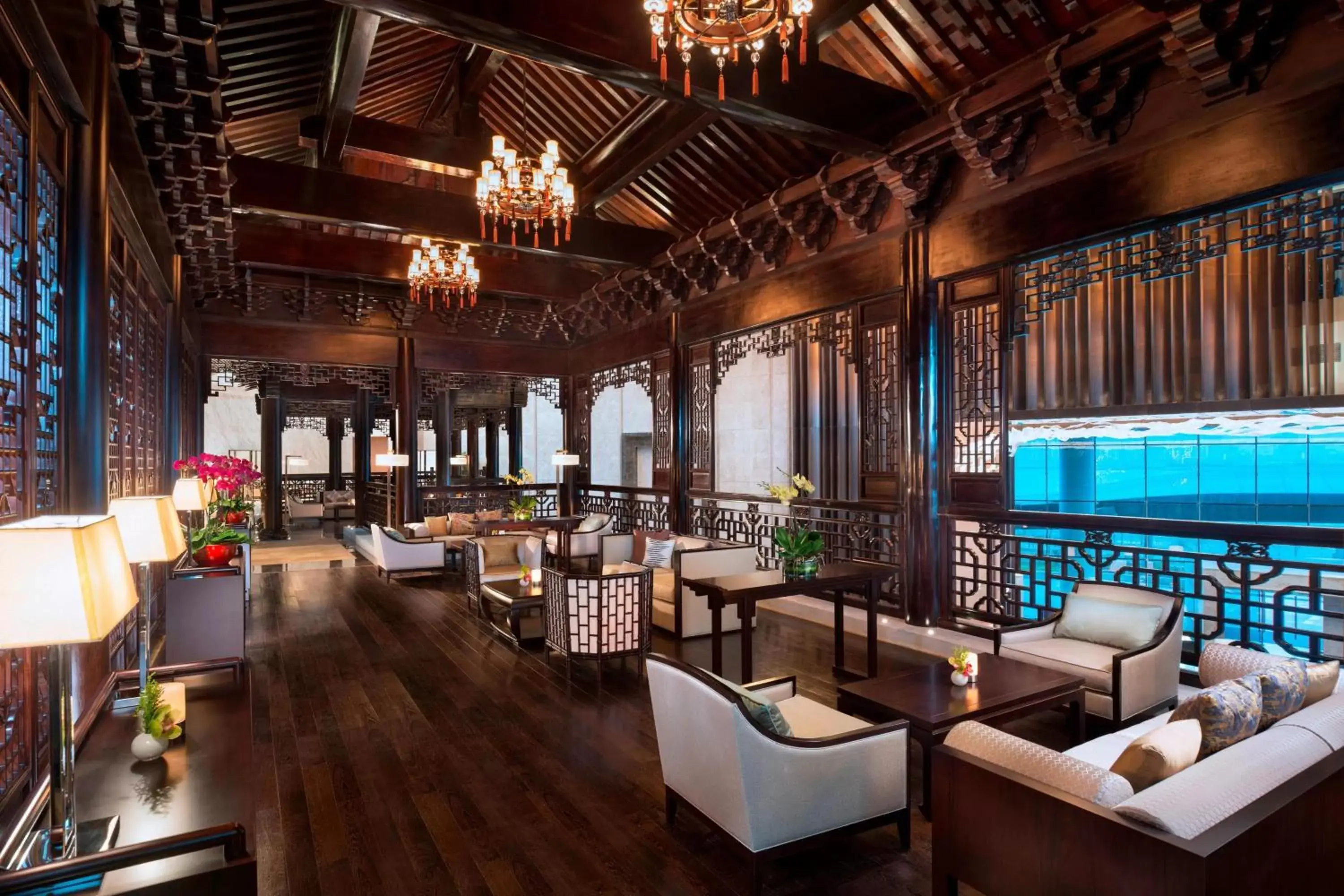 Lobby or reception in Sheraton Zhuhai Hotel