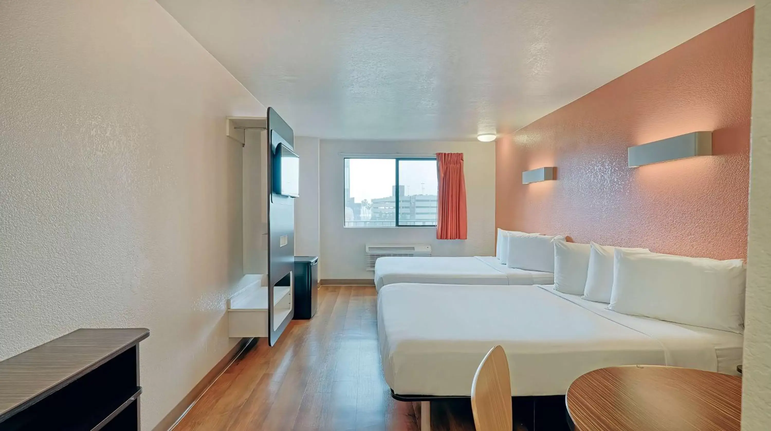 Bedroom, Seating Area in Studio 6 Suites Los Angeles CA Los Angeles LAX