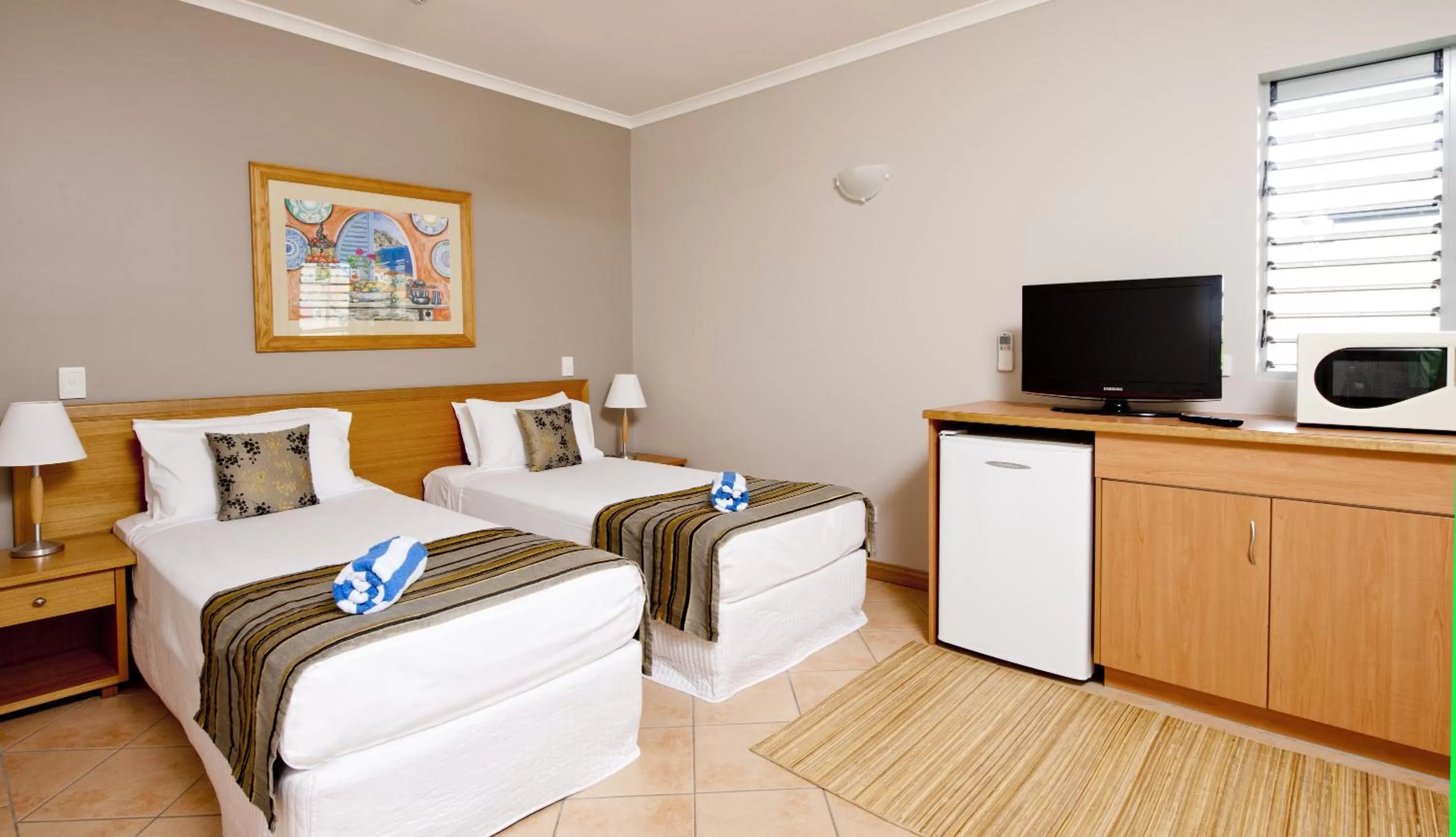 Photo of the whole room, Bed in Mantra in the Village