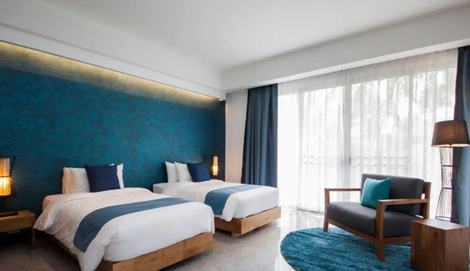 Bed in The Leela Resort & Spa Pattaya (SHA Extra Plus)