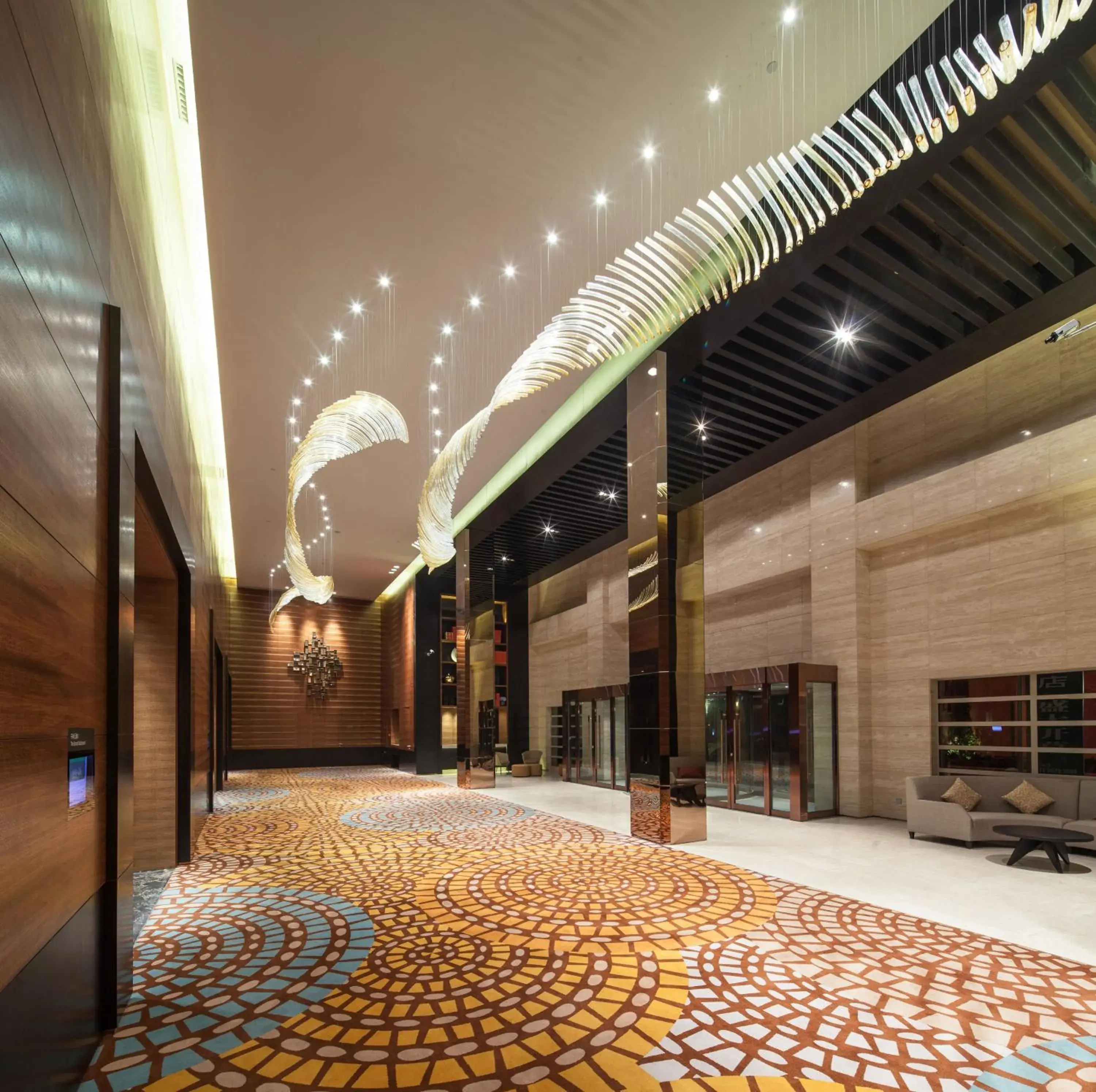 Meeting/conference room, Lobby/Reception in Holiday Inn Qingdao Expo, an IHG Hotel