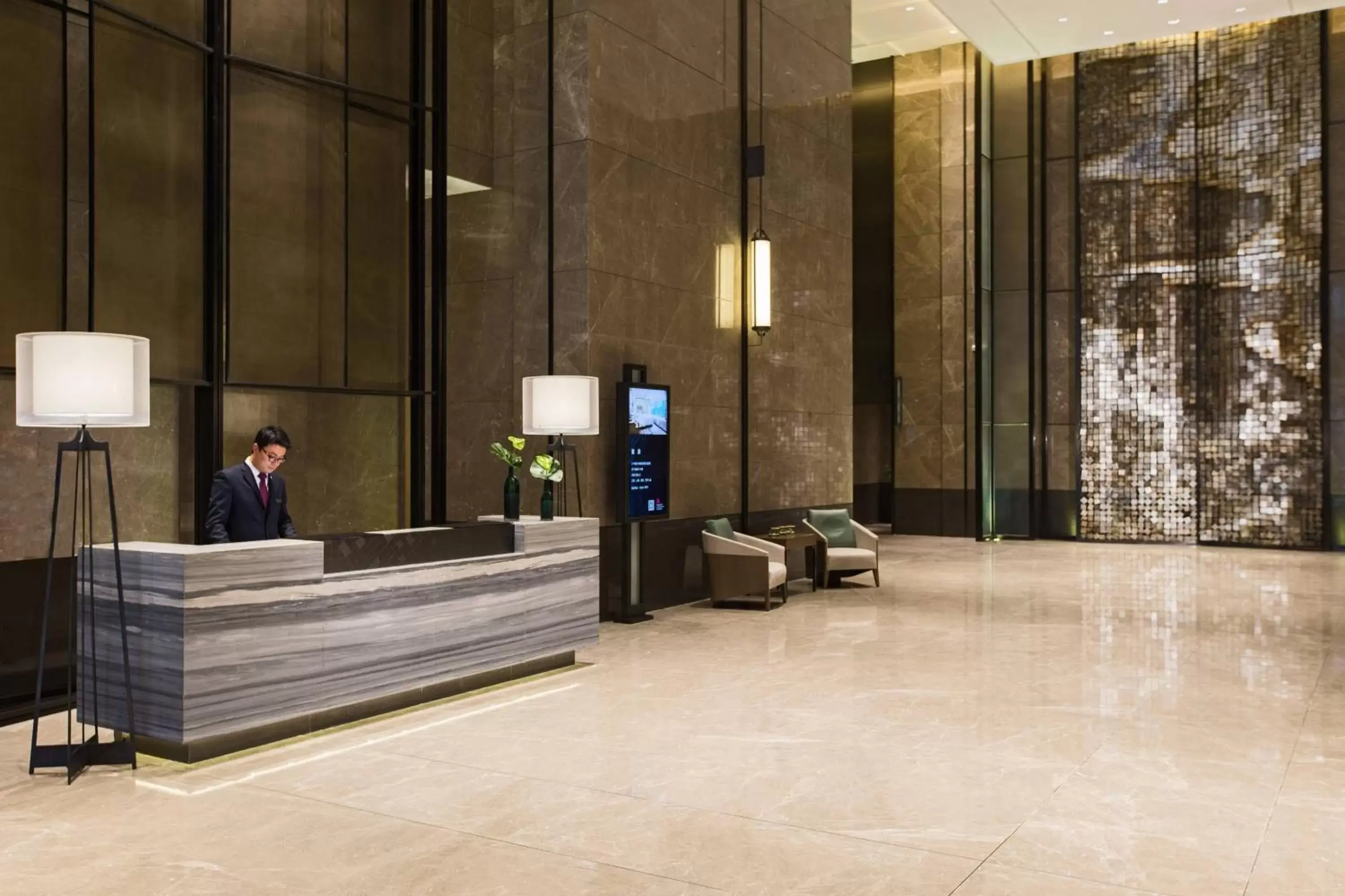 Lobby or reception, Lobby/Reception in Chongqing Marriott Hotel