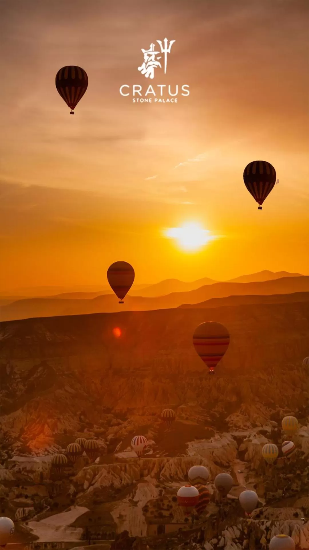 Sunrise in Cratus Stone Palace
