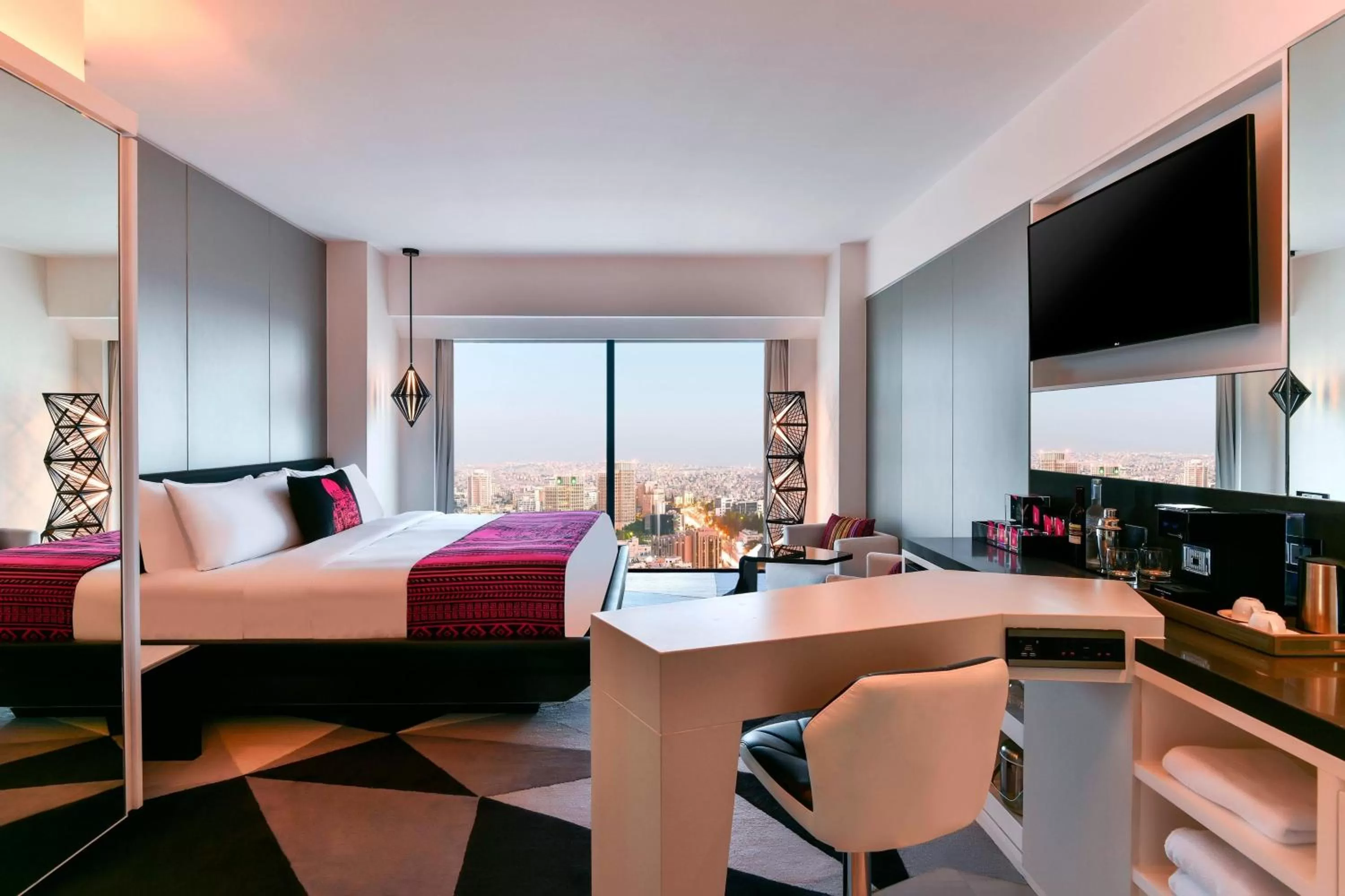 Photo of the whole room, Bed in W Amman Hotel