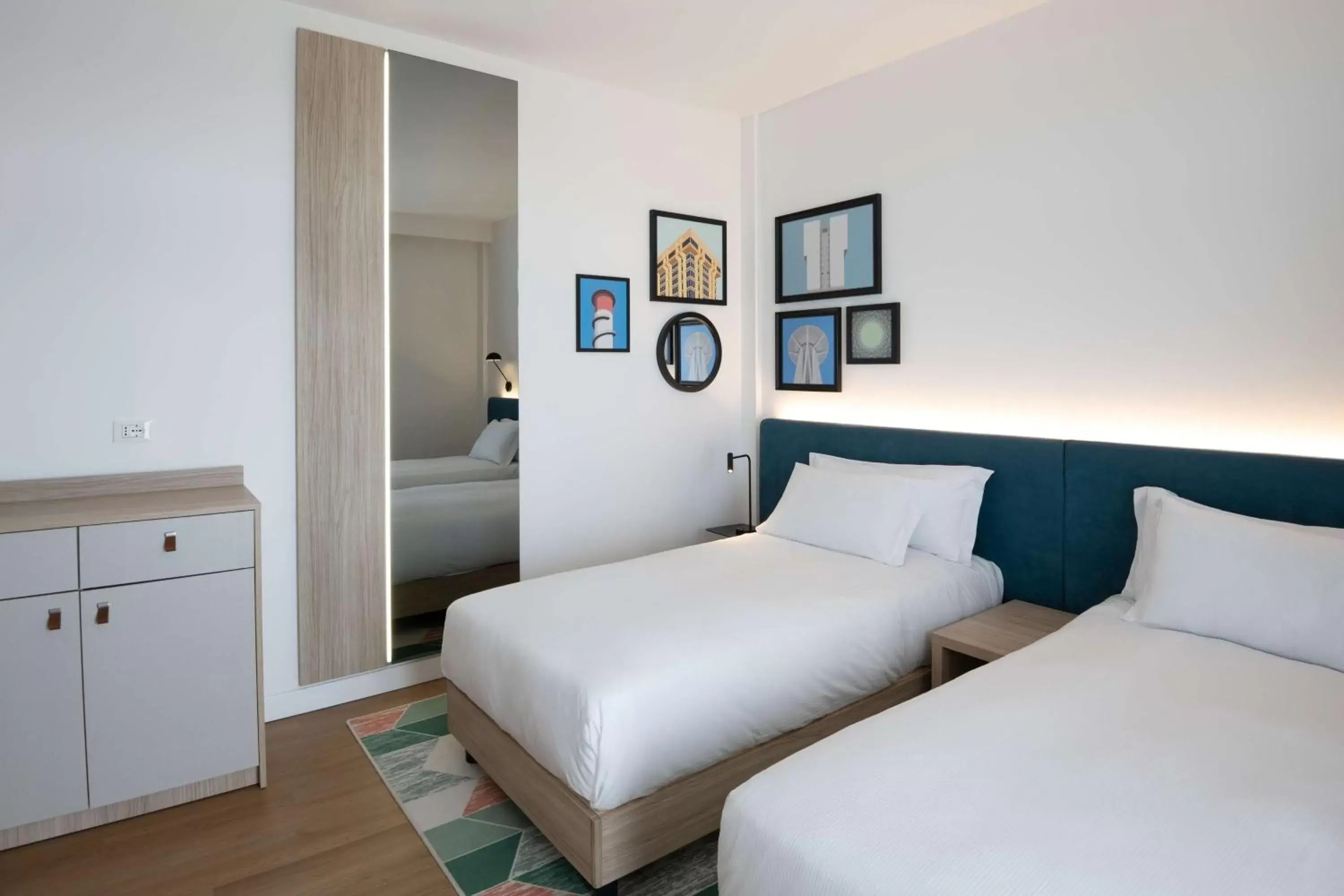 Bed in Hampton by Hilton Rome North Fiano Romano