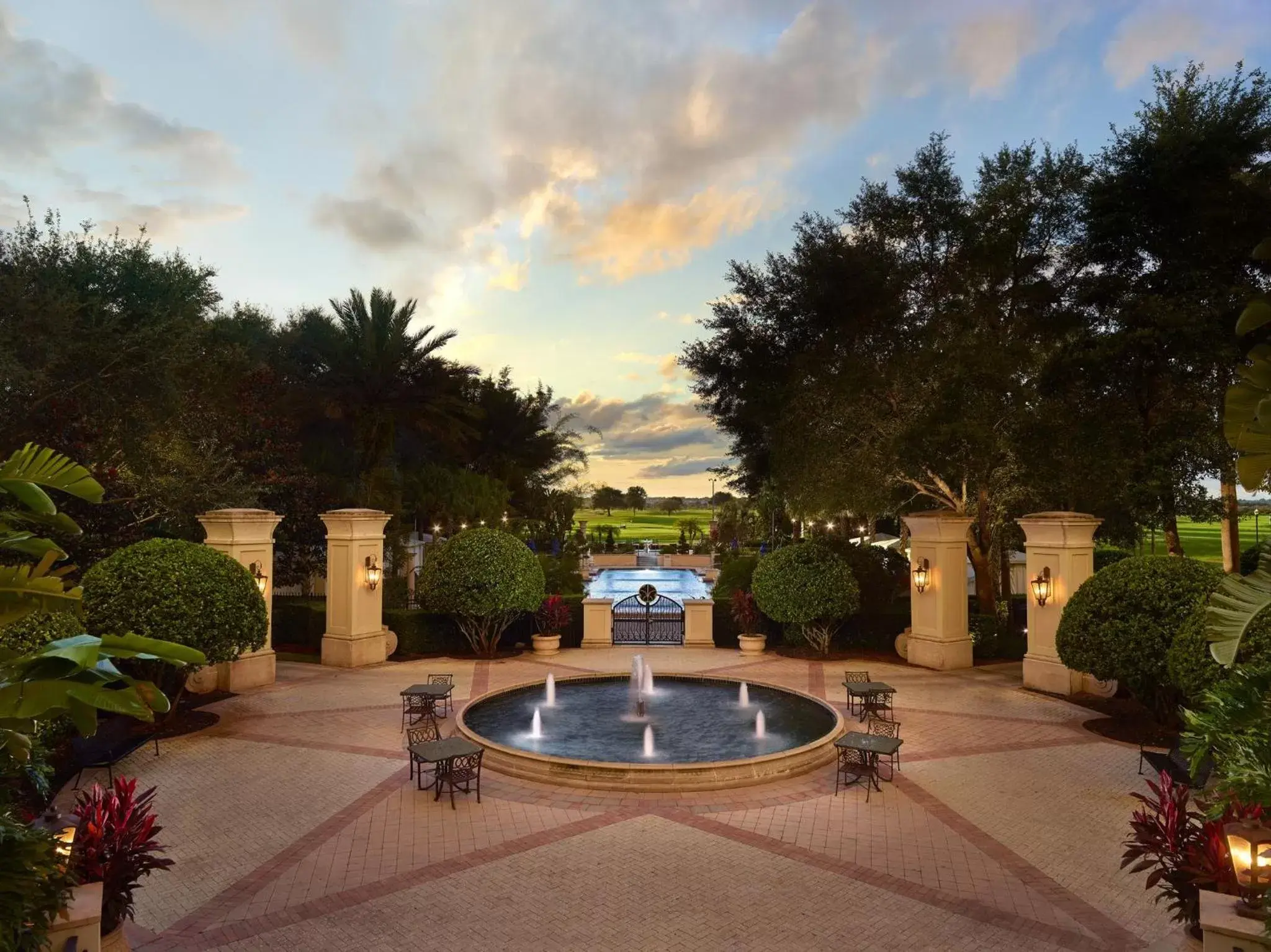 Inner courtyard view, Swimming Pool in Omni Orlando Resort at Championsgate