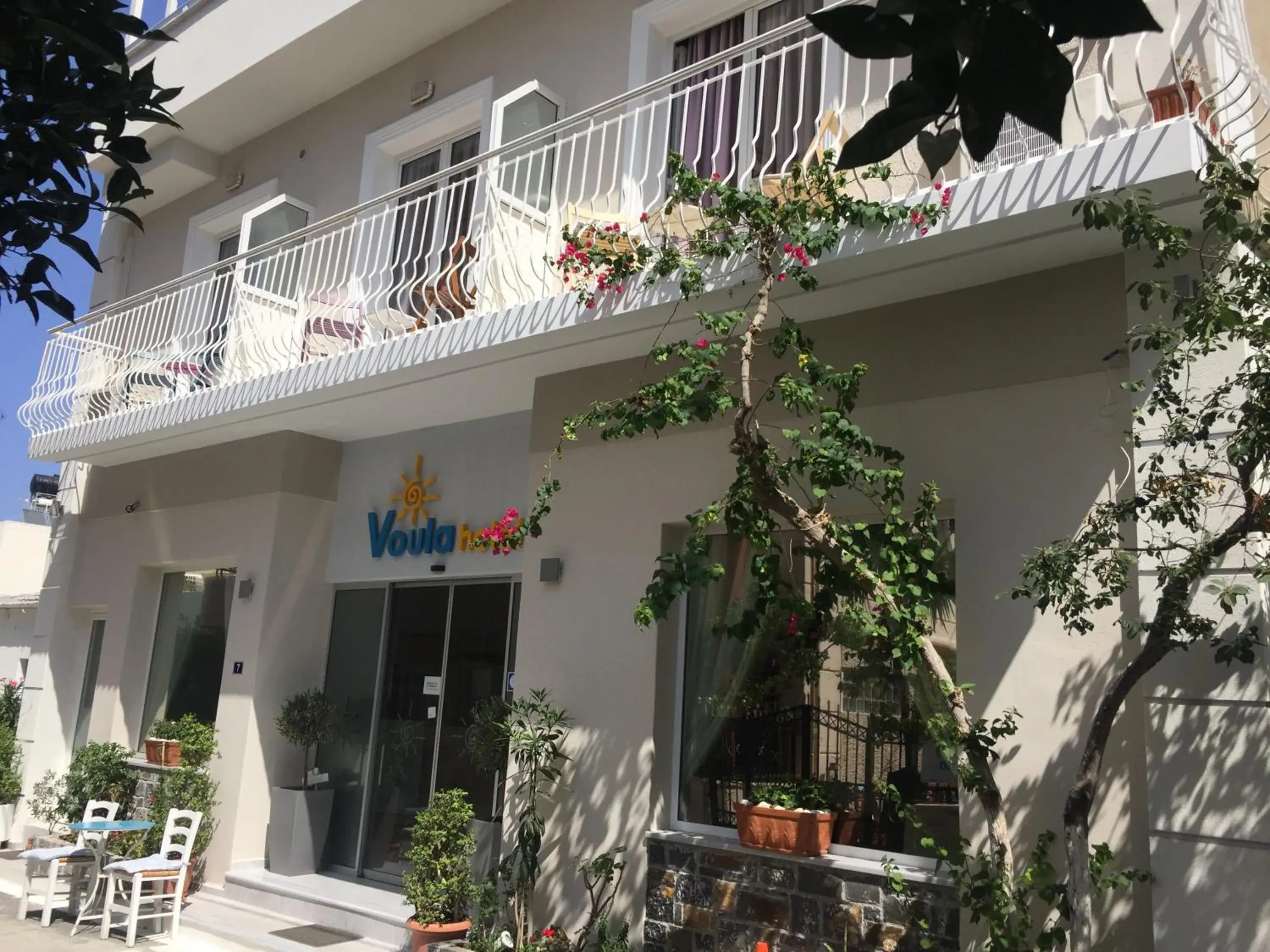 Facade/entrance, Property Building in Voula Hotel