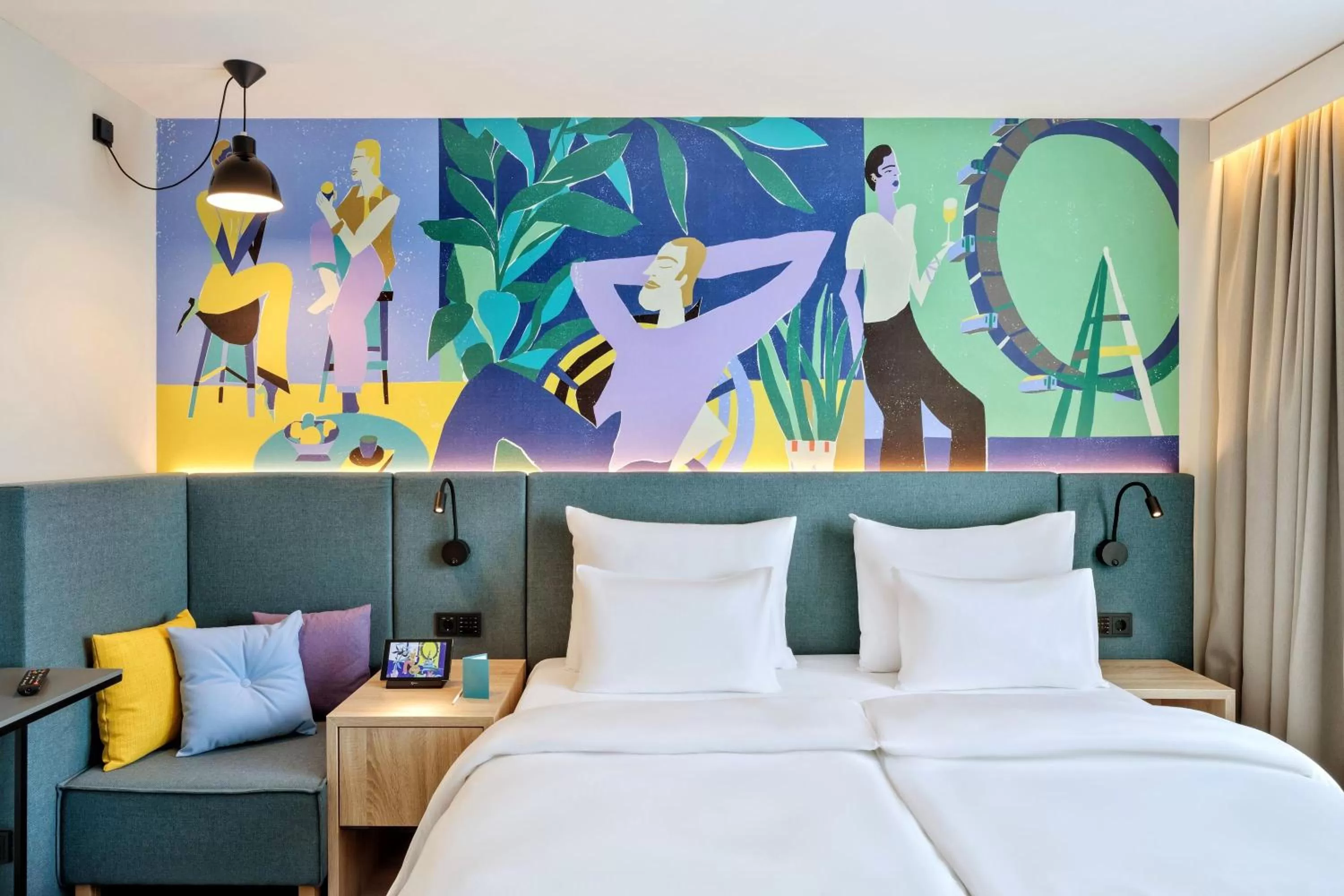 Bed in BASSENA Wien Messe Prater